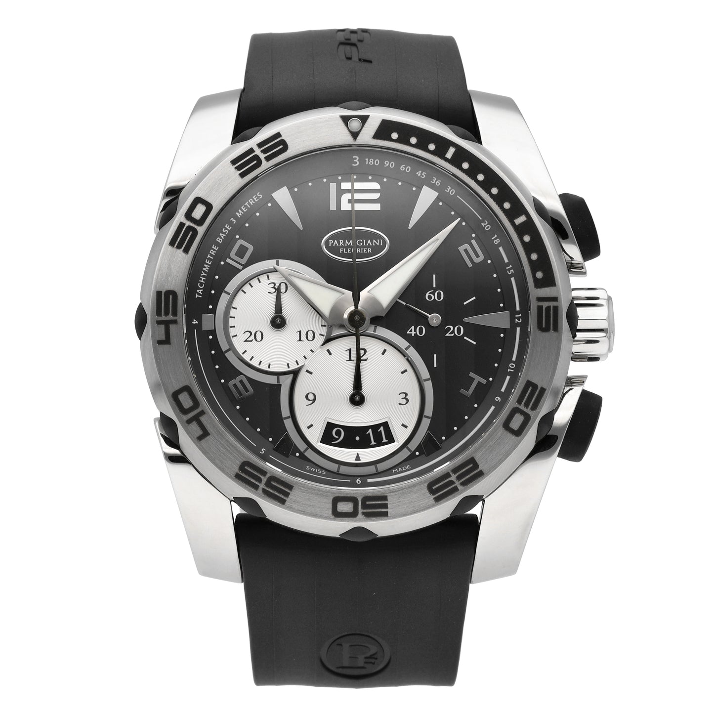Parmigiani Pershing 002 Bugatti 45mm Automatic Mens Watch PFC528-0010300-X01402