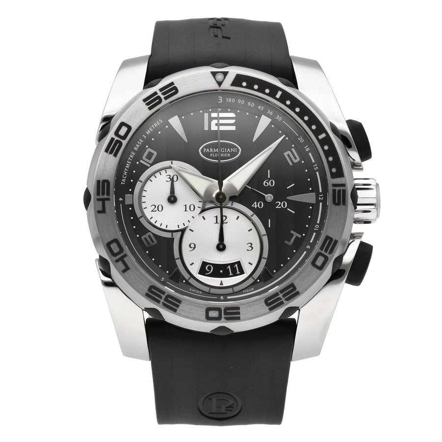 Parmigiani Pershing 002 Bugatti 45mm Automatic Mens Watch PFC528-0010300-X01402