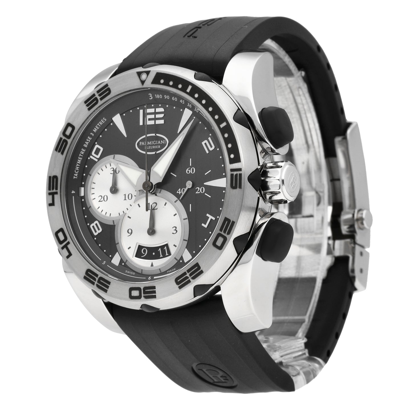 Parmigiani Pershing 002 Bugatti 45mm Automatic Mens Watch PFC528-0010300-X01402