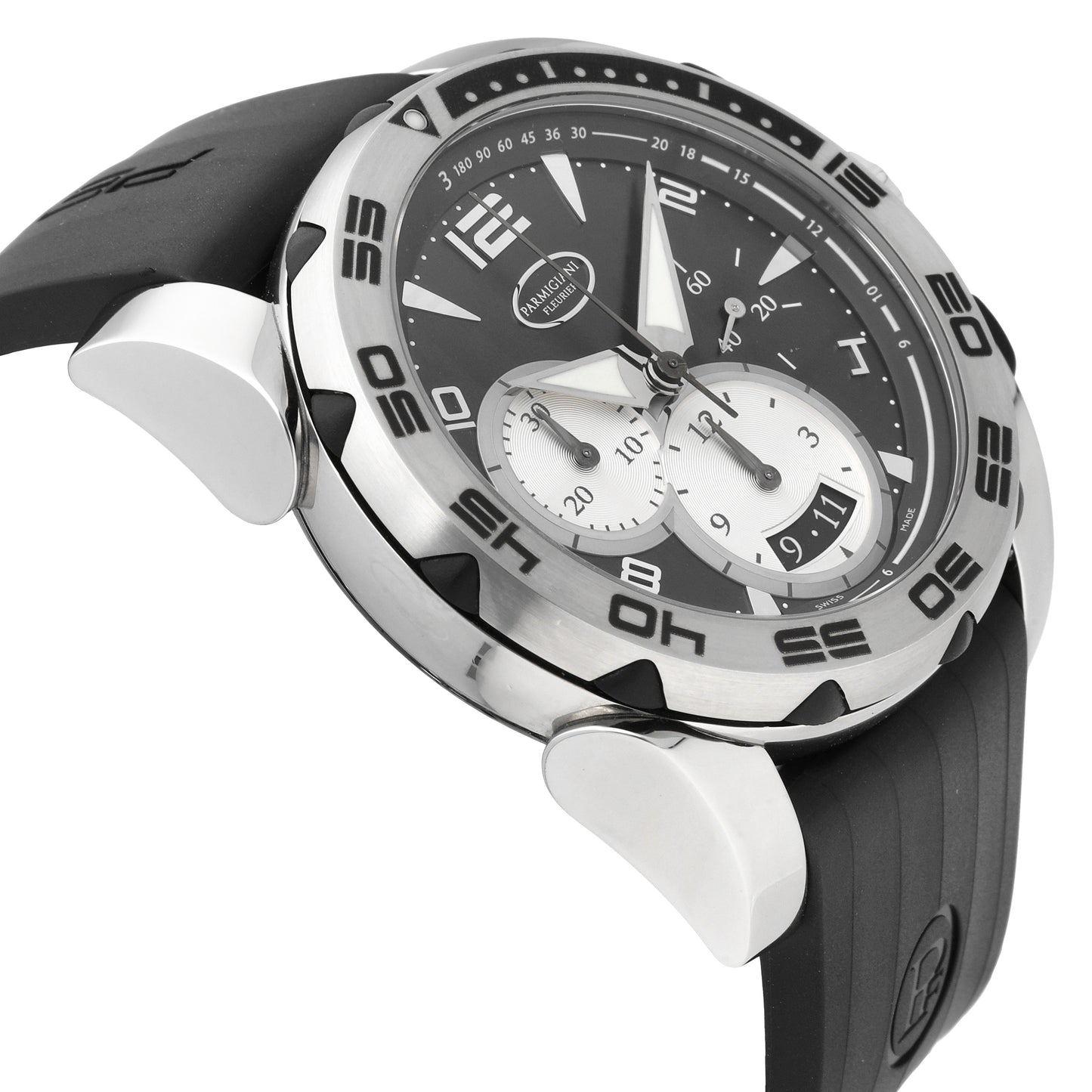 Parmigiani Pershing 002 Bugatti 45mm Automatic Mens Watch PFC528-0010300-X01402