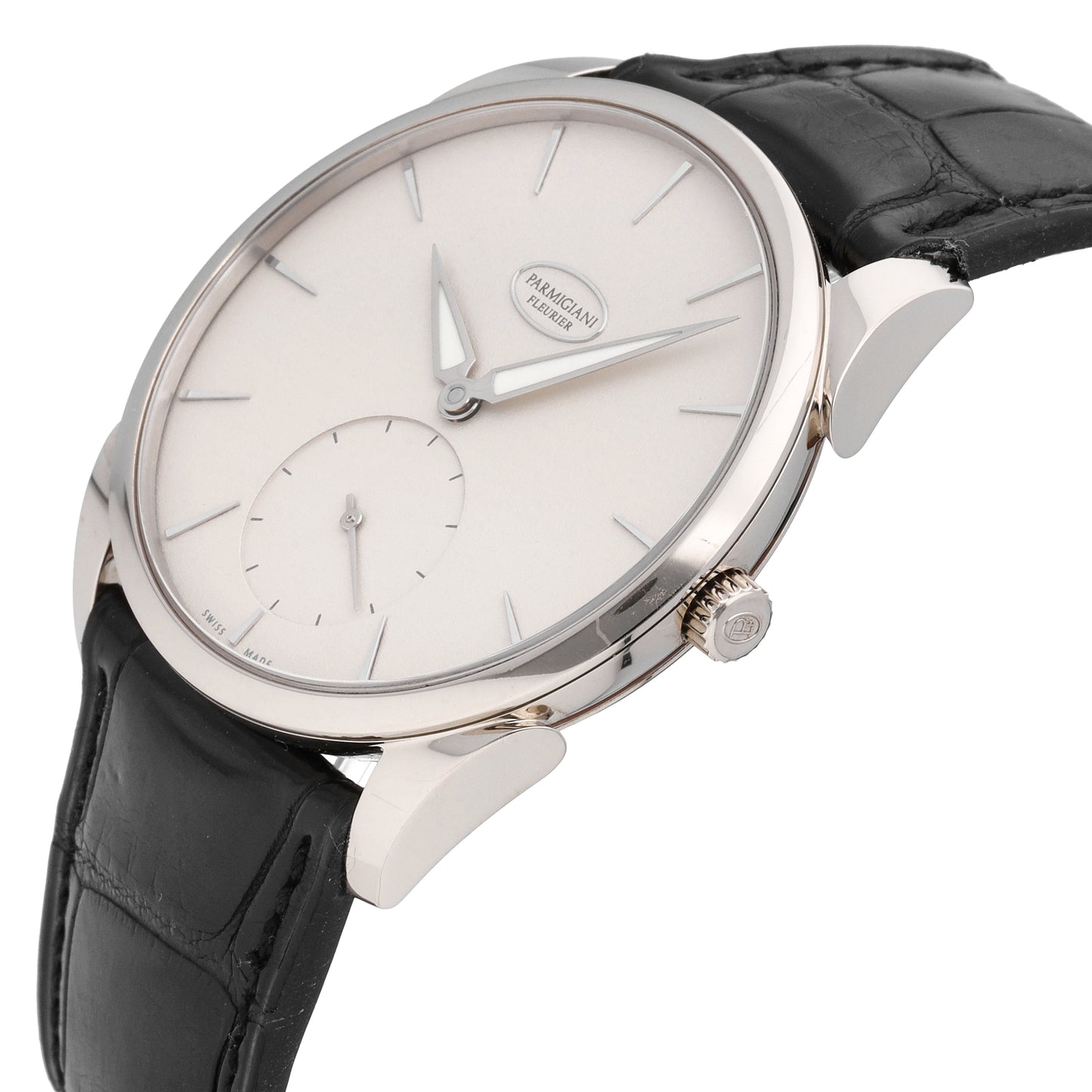 Parmigiani Tonda 1950 18k White Gold Automatic Mens Watch PFC267-1202400-HA1441