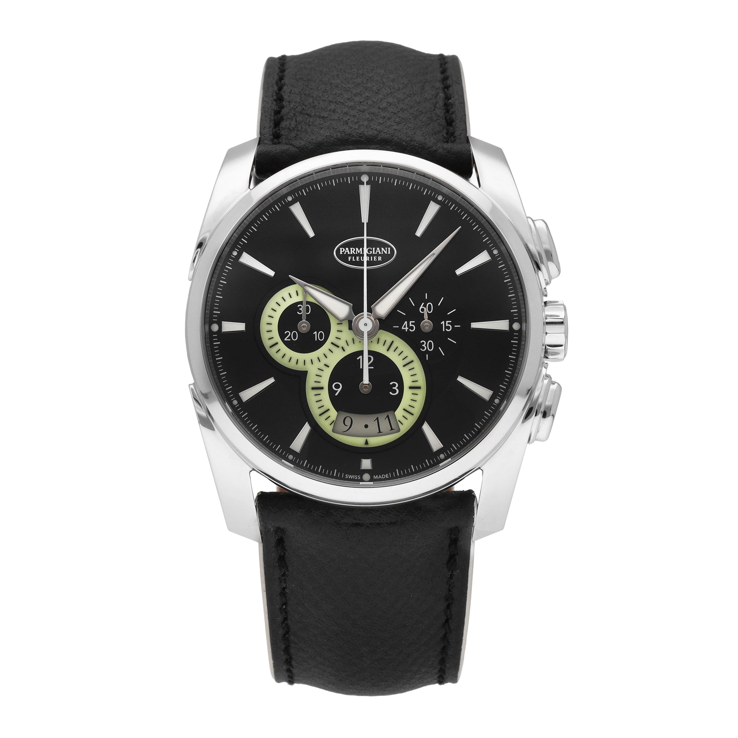 Parmigiani Tonda Metrographe Black Dial 40mm Automatic Mens Watch PFC274-0001401