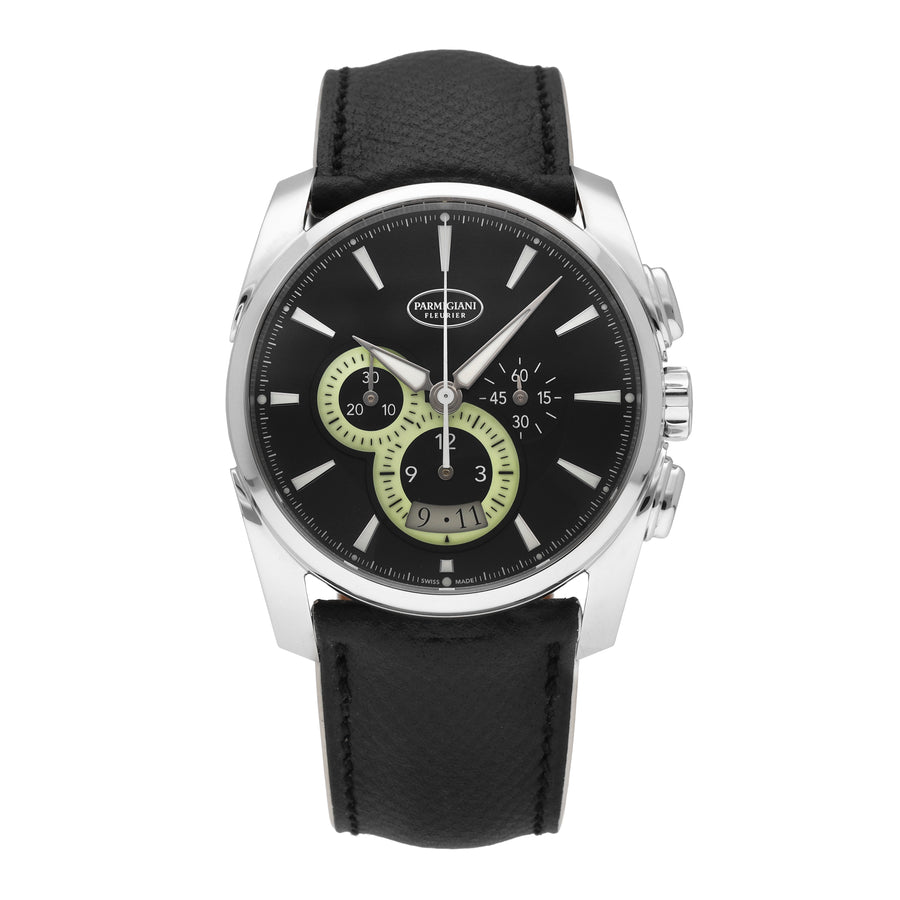 Parmigiani Tonda Metrographe Black Dial 40mm Automatic Mens Watch PFC274-0001401