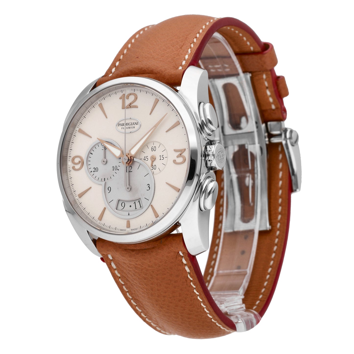 Parmigiani Tonda Metrographe White Dial Automatic Men's Watch PFC274-0002400