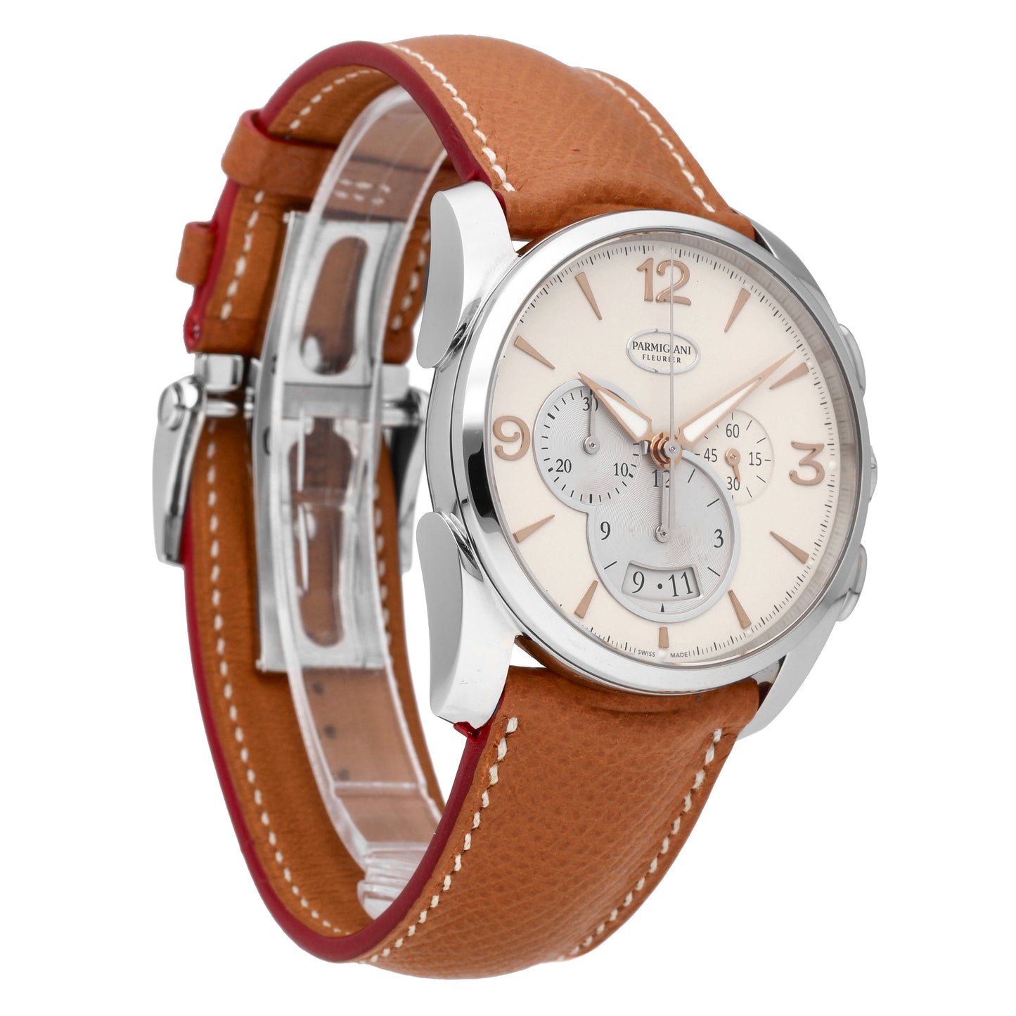 Parmigiani Tonda Metrographe White Dial Automatic Men's Watch PFC274-0002400