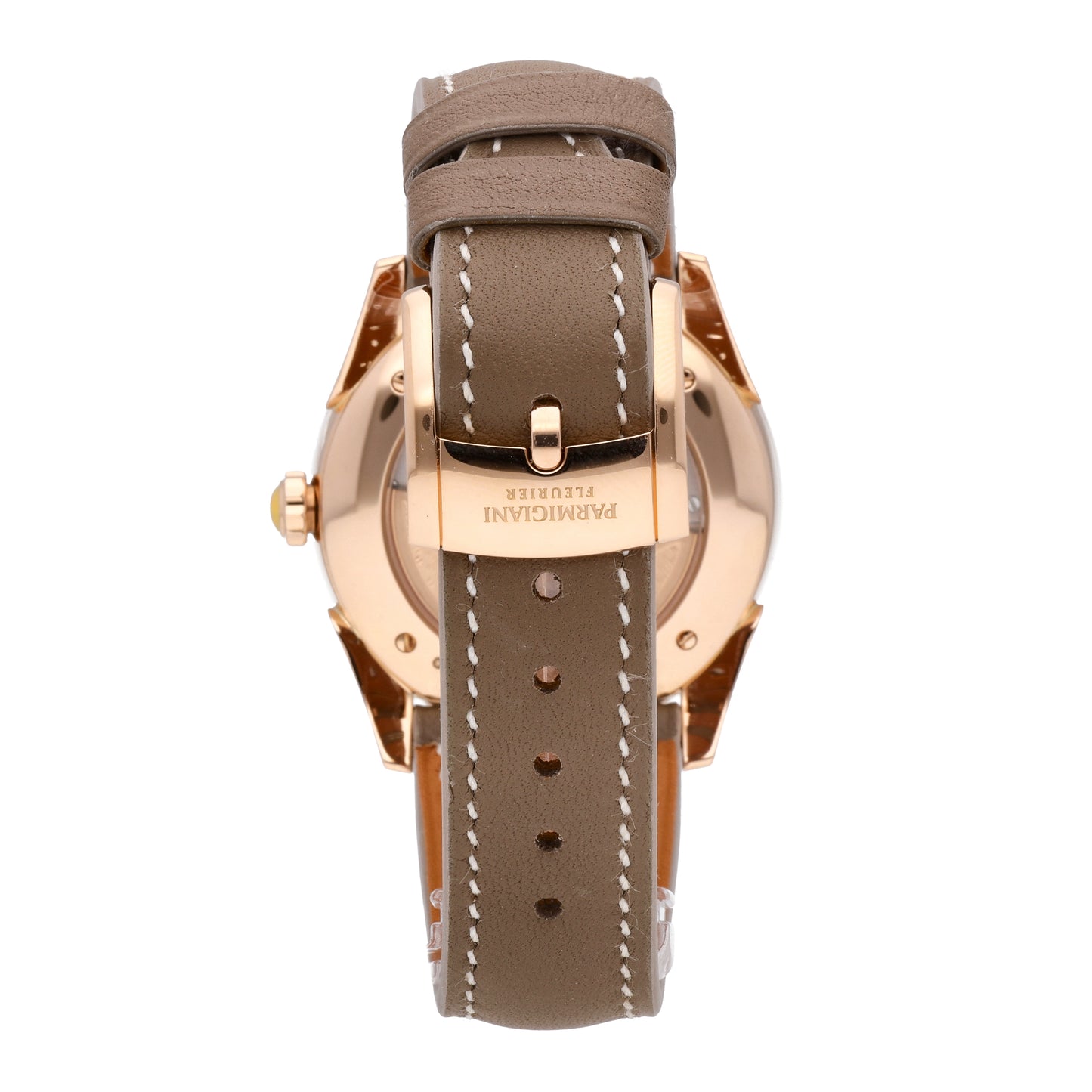 Parmigiani Tonda Metropolitaine 18k RG Auto Ladies Watch PFC800-1510020-HC6181