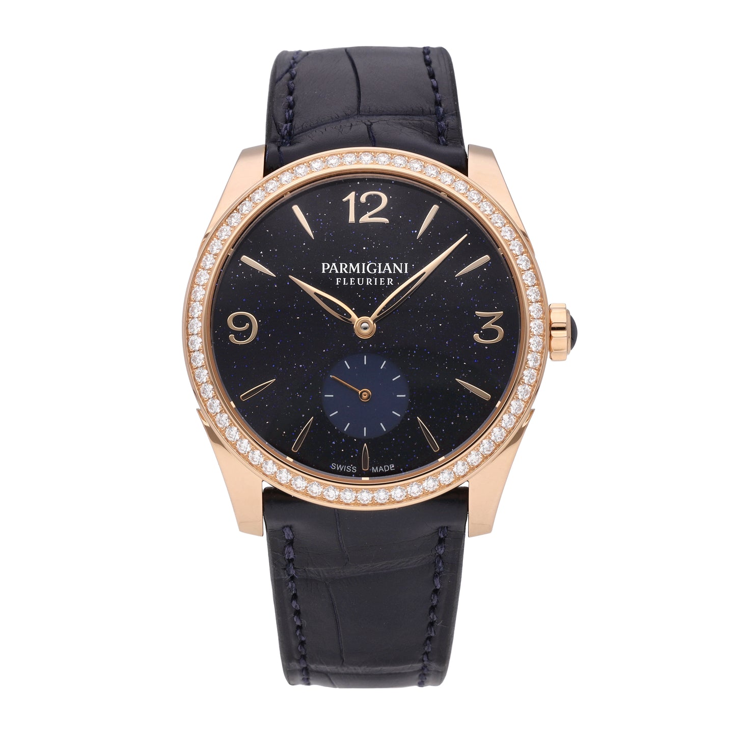 Parmigiani Tonda Metropolitaine 18k RG Auto Ladies Watch PFC800-1510320-HA3181