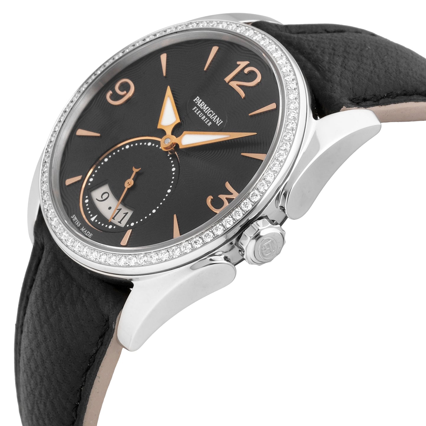 Parmigiani Tonda Metropolitaine Black Dial Automatic Ladies Watch PFC273-0061400