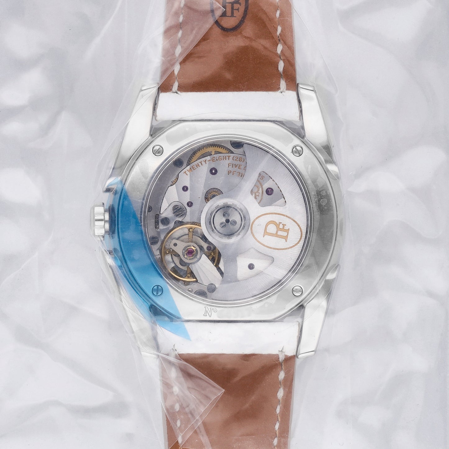 Parmigiani Tonda Metropolitaine Red Dial Auto Ladies Watch PFC273-0060900-HE2421