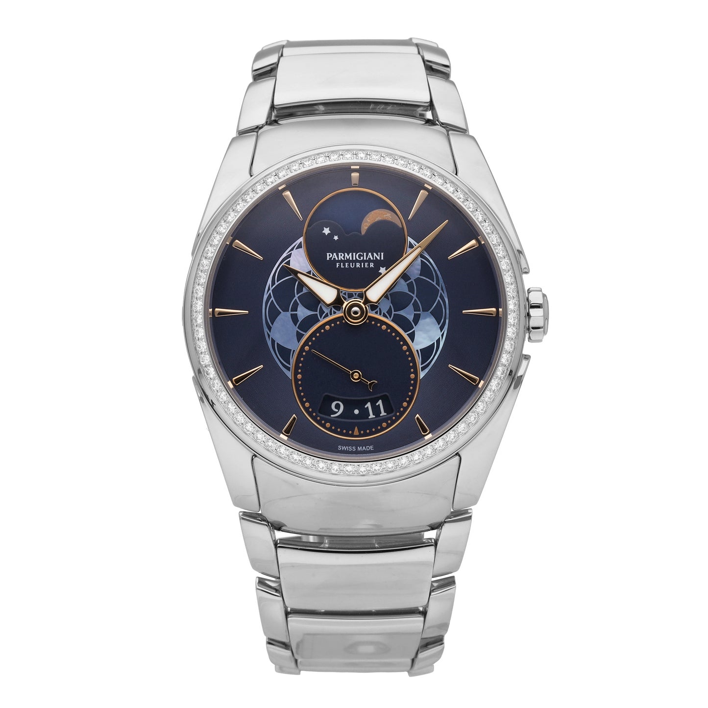 Parmigiani Tonda Metropolitaine Selene Auto Ladies Watch PFC283-0062500-B00002