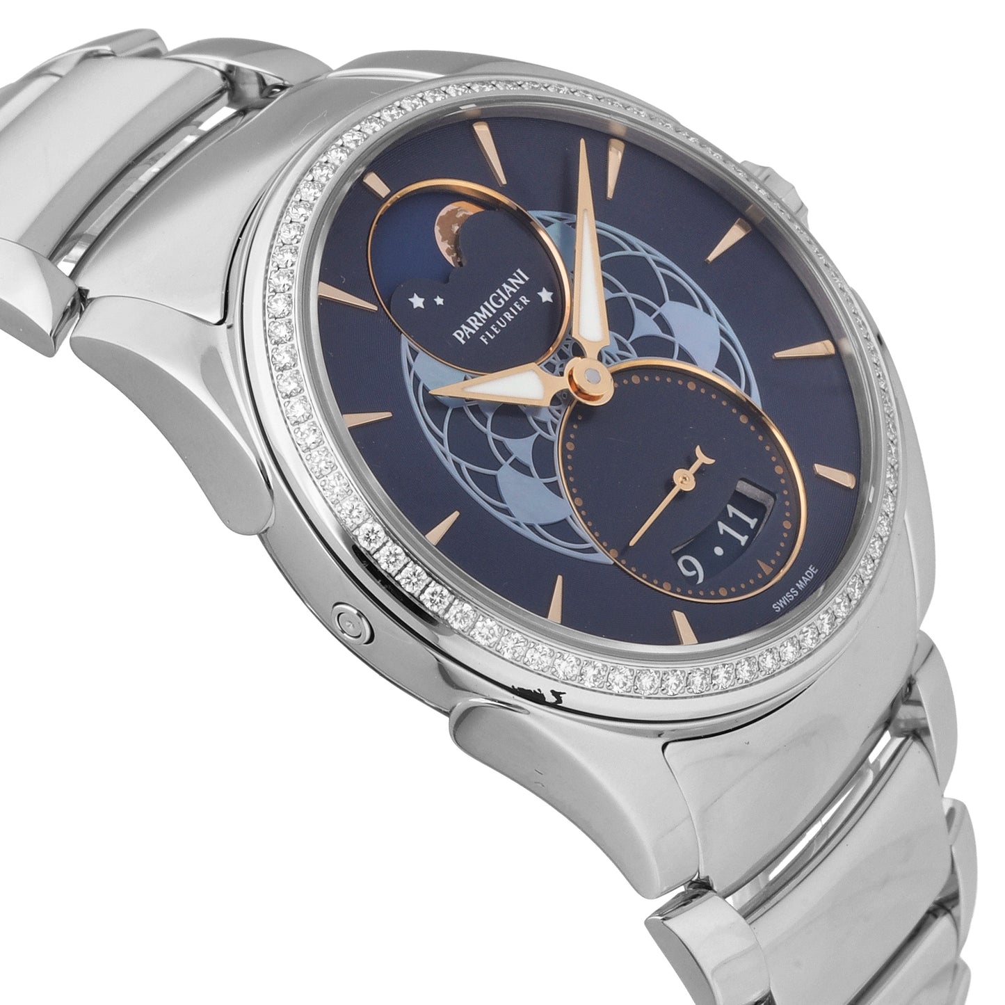 Parmigiani Tonda Metropolitaine Selene Auto Ladies Watch PFC283-0062500-B00002
