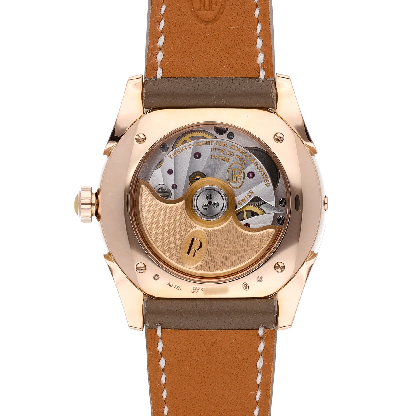 Parmigiani Tonda Selene 18k Rose Gold Auto Ladies Watch PFC810-1510020-HC6181