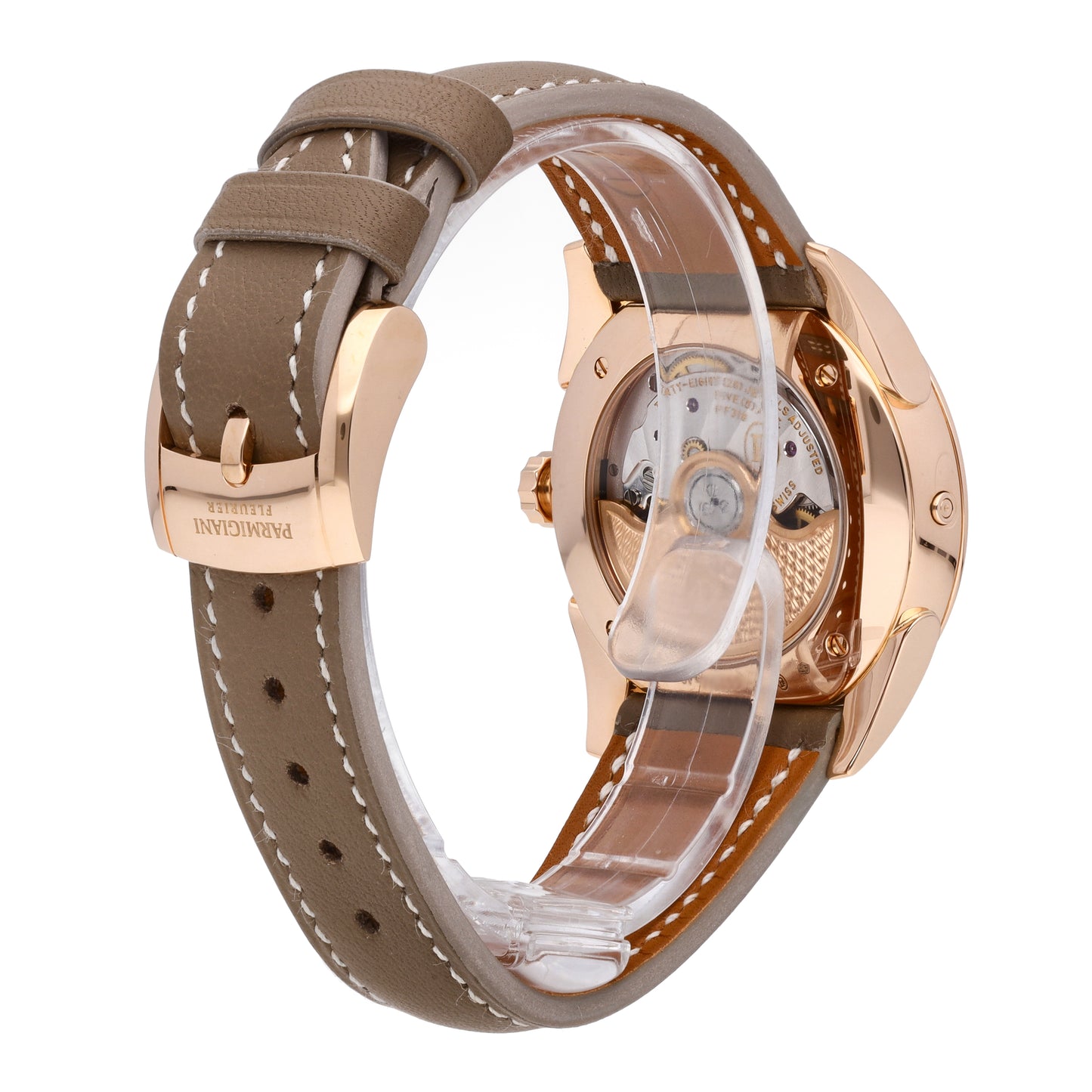 Parmigiani Tonda Selene 18k Rose Gold Auto Ladies Watch PFC810-1510020-HC6181