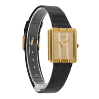 Piaget Classic 18k Yellow Gold 25mm Gold Dial Quartz Watch 8163