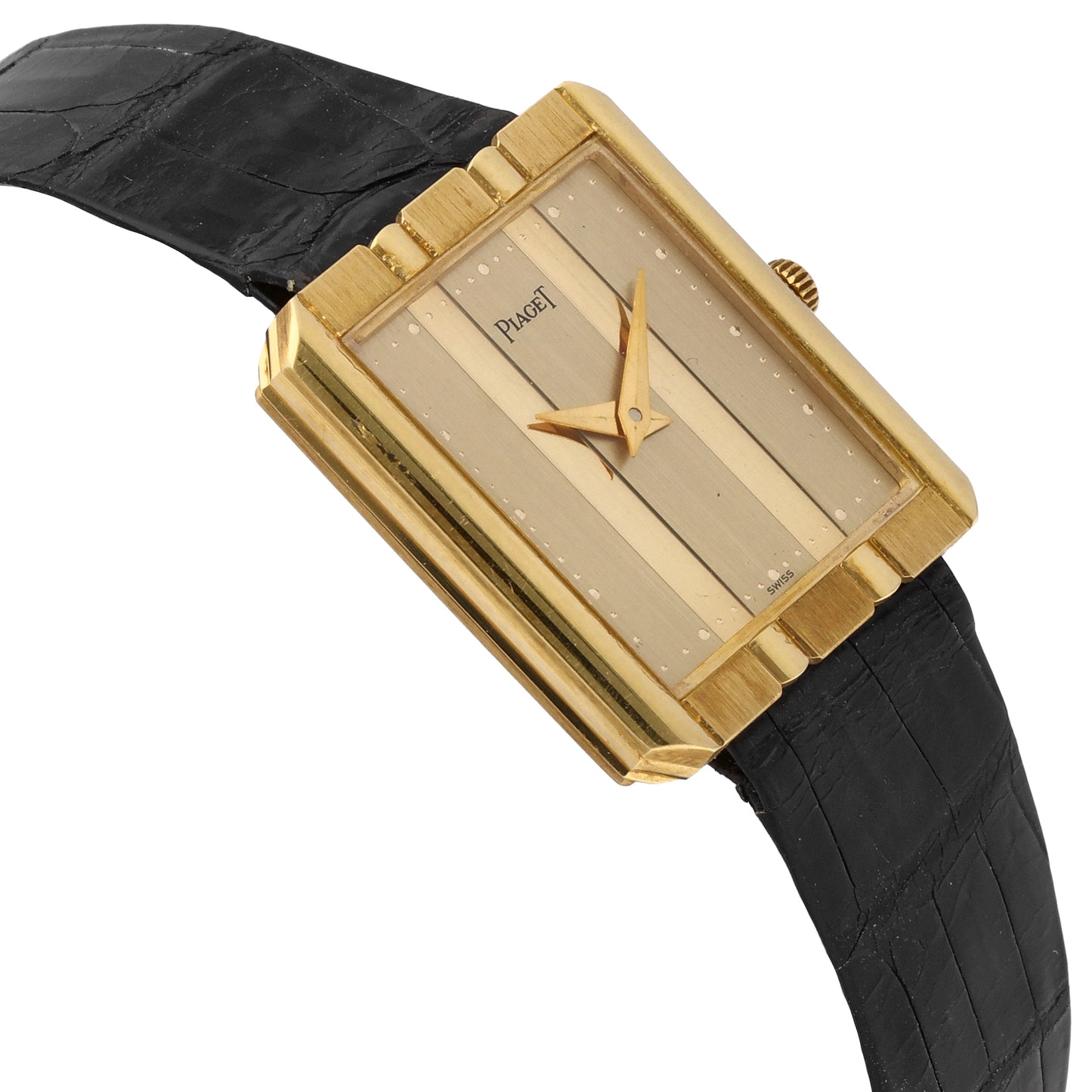 Piaget Classic 18k Yellow Gold 25mm Gold Dial Quartz Watch 8163
