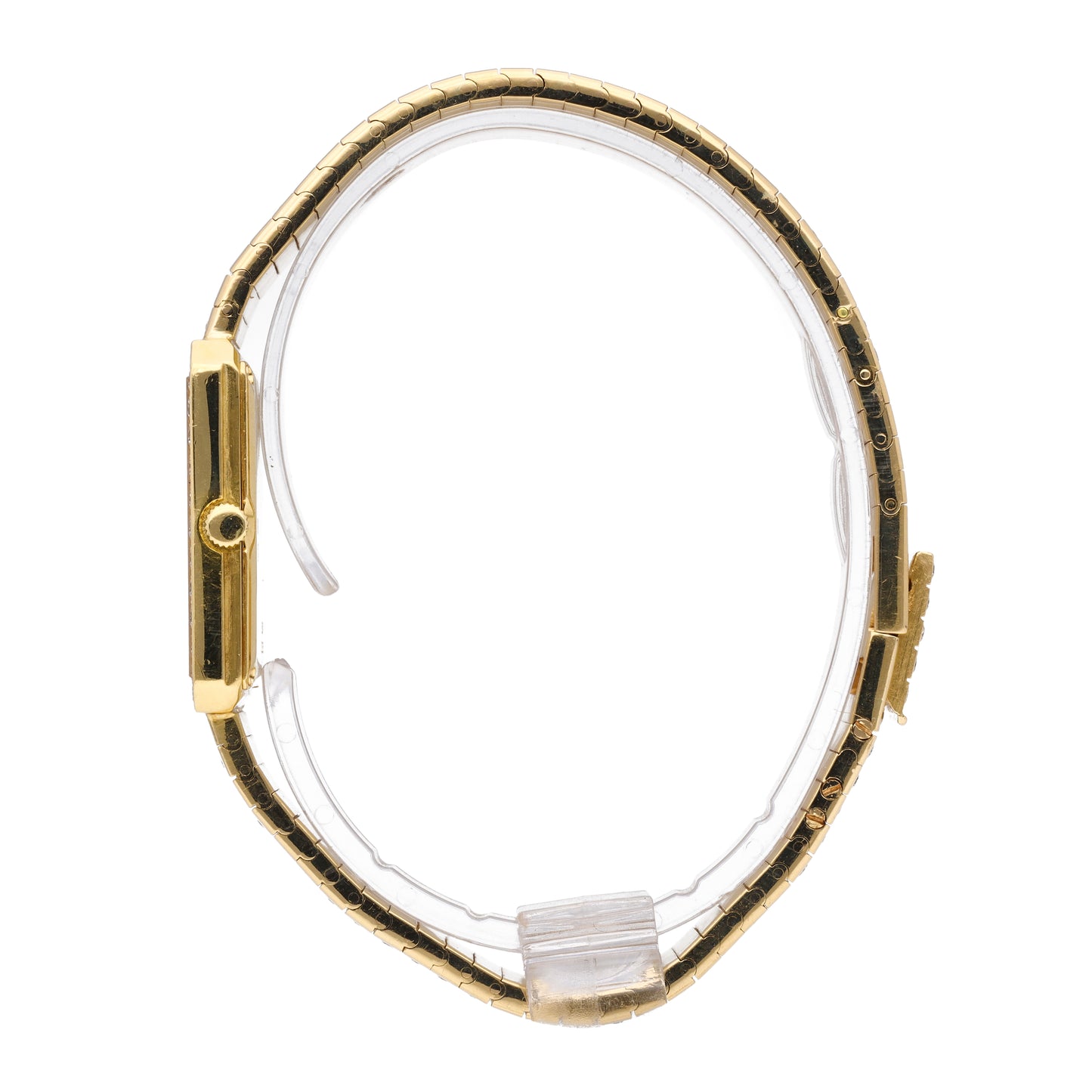 Piaget Protocole 18k Yellow Gold MOP Dial 25mm Quartz Ladies Watch 8154
