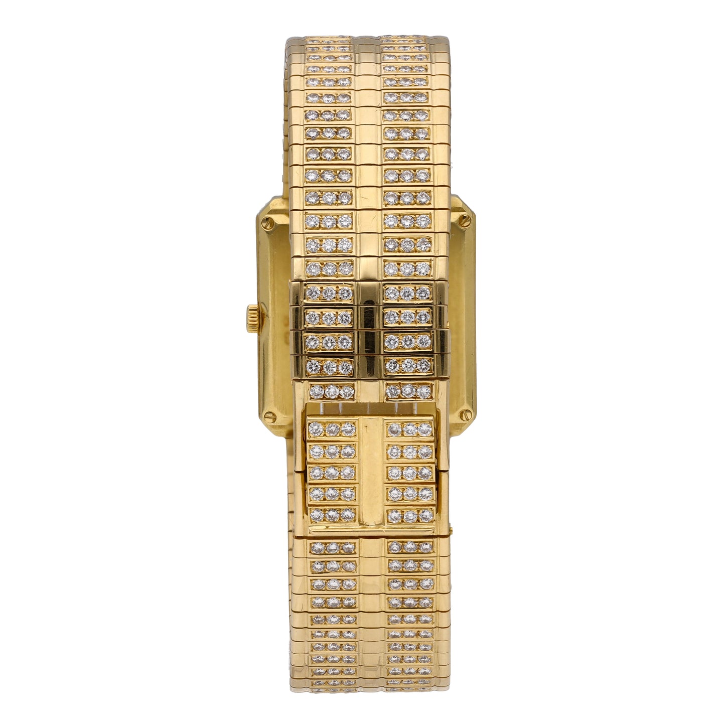 Piaget Protocole 18k Yellow Gold MOP Dial 25mm Quartz Ladies Watch 8154