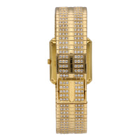 Piaget Protocole 18k Yellow Gold MOP Dial 25mm Quartz Ladies Watch 8154