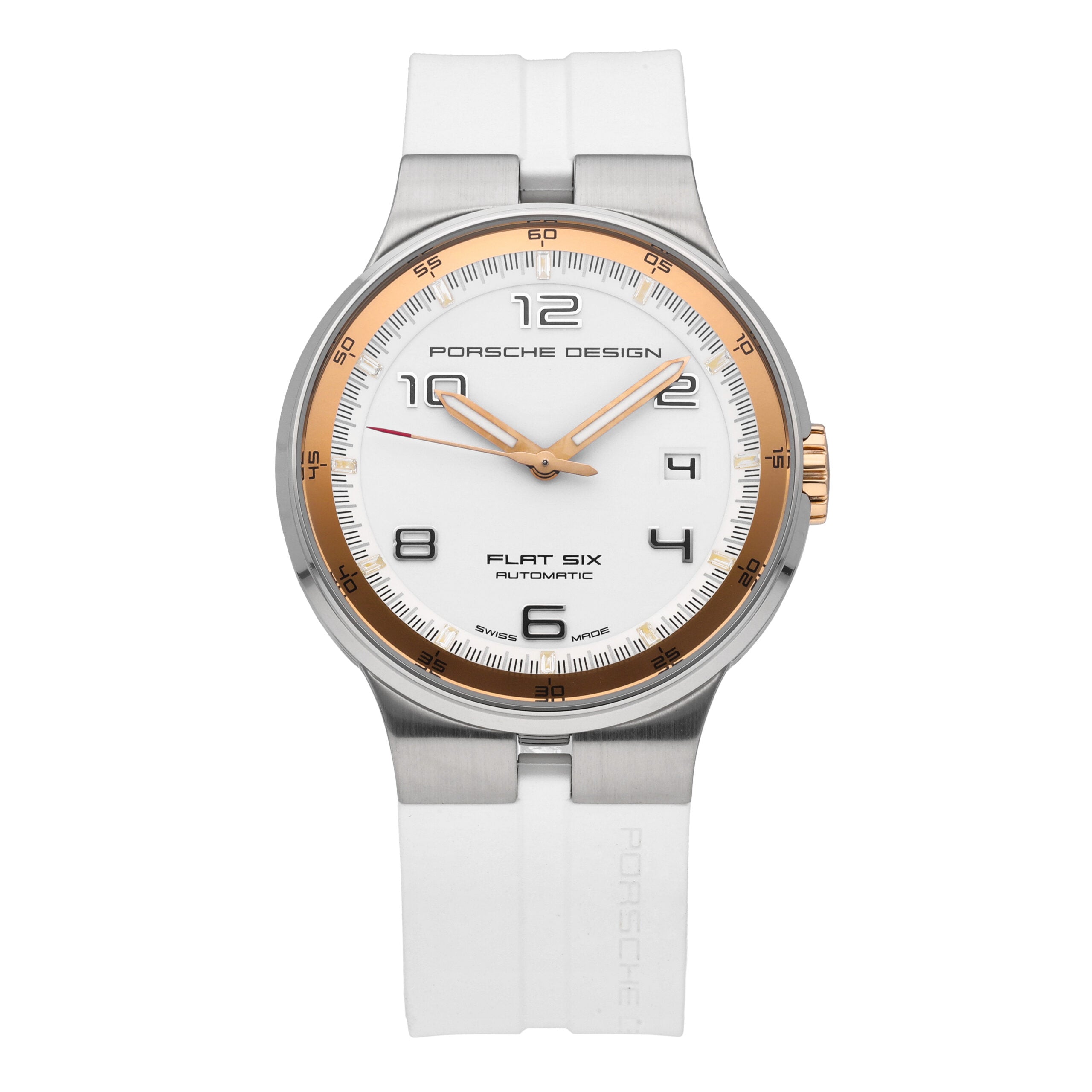 Porsche Design Flat Six White Dial 40mm Automatic Men’s Watch P.635147 ...