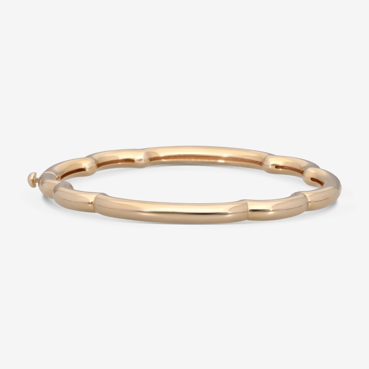 Roberto Coin Cialoma 18k Rose Gold Diamond Cloud Bangle Bracelet 7773574AXBAX