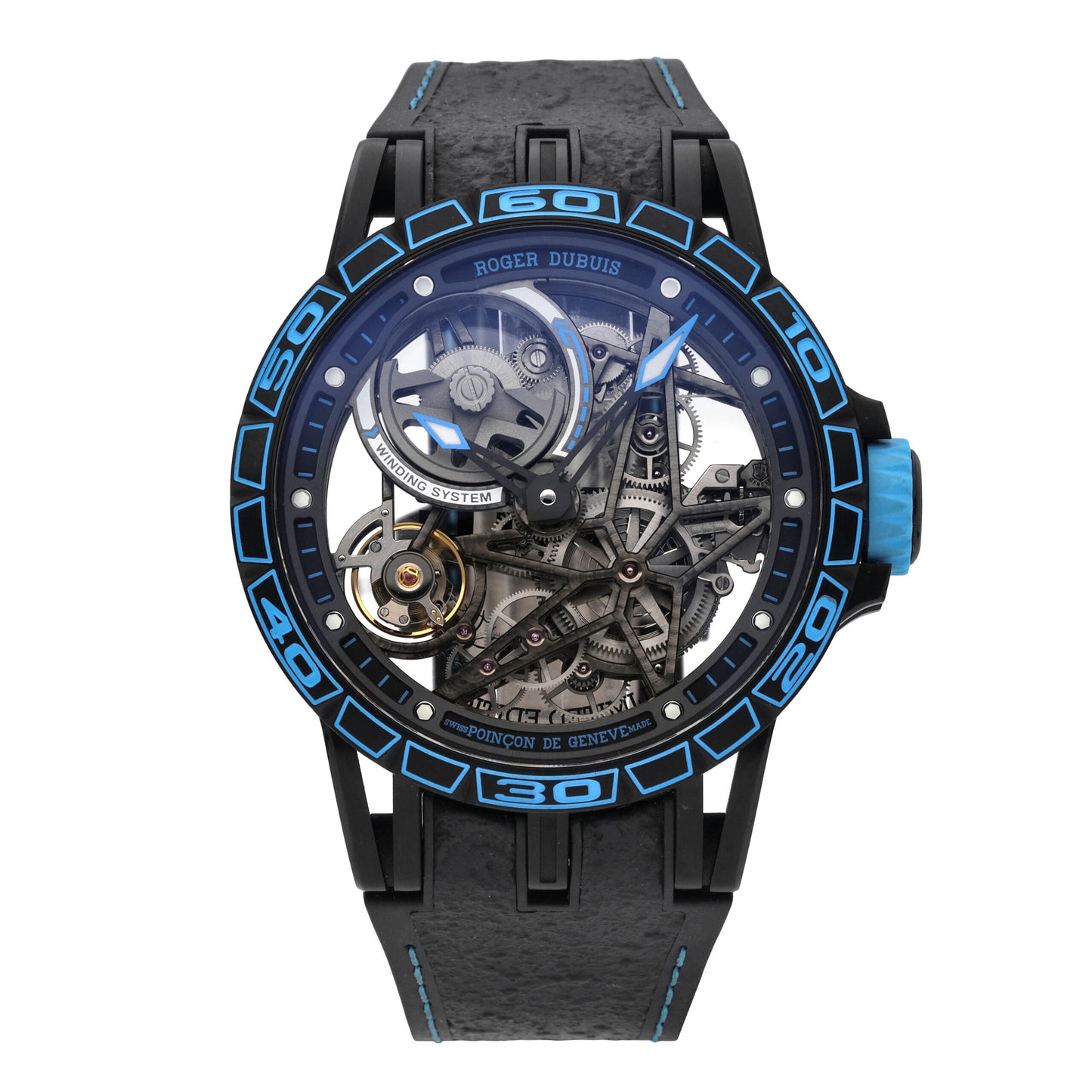 Roger Dubuis Excalibur Skeleton Titanium 45mm Automatic Men's Watch RDDBEX0696