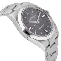 Rolex Oyster Perpetual Grey Dial 39mm Automatic Men's Watch 114300