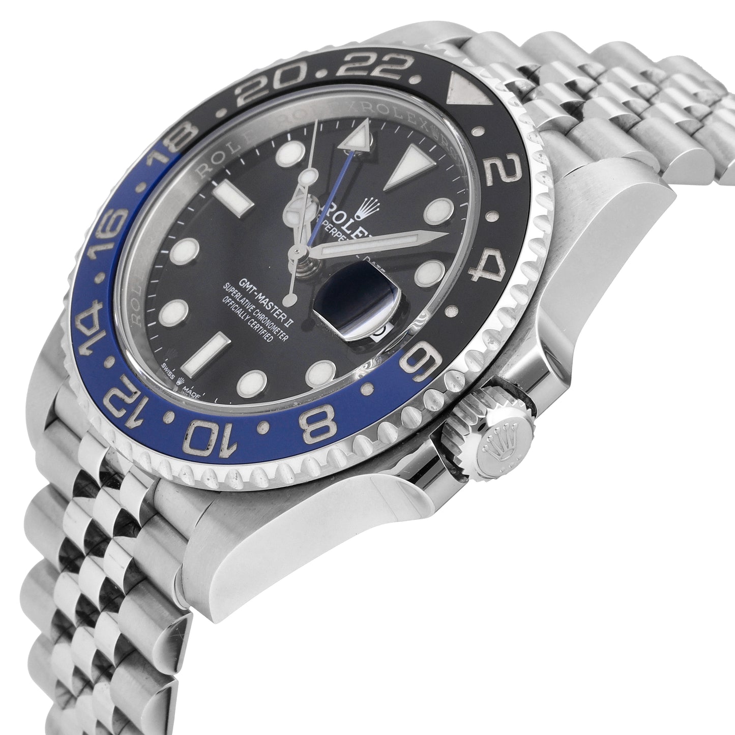 Rolex 2020 GMT Master II Batgirl Black Dial 40mm Automatic Mens Watch 126710BLNR