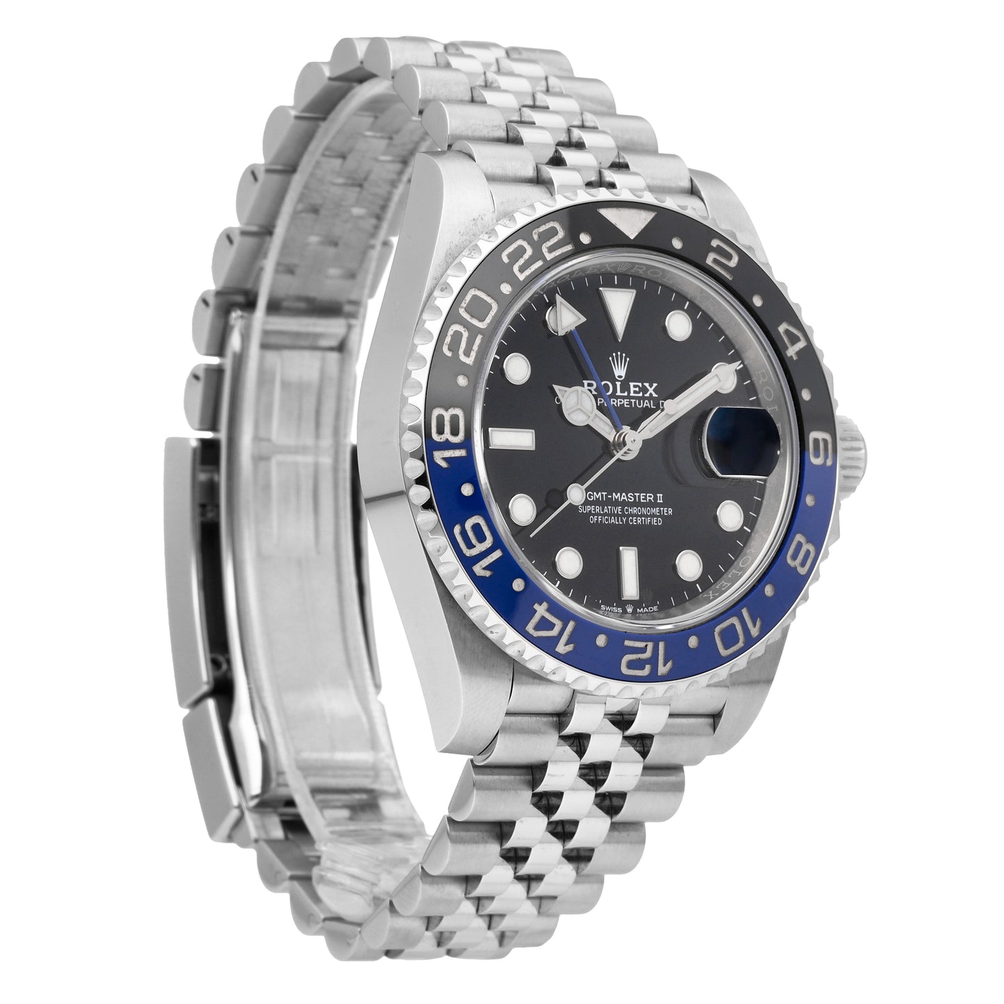 Rolex 2020 GMT Master II Batgirl Black Dial 40mm Automatic Mens Watch 126710BLNR