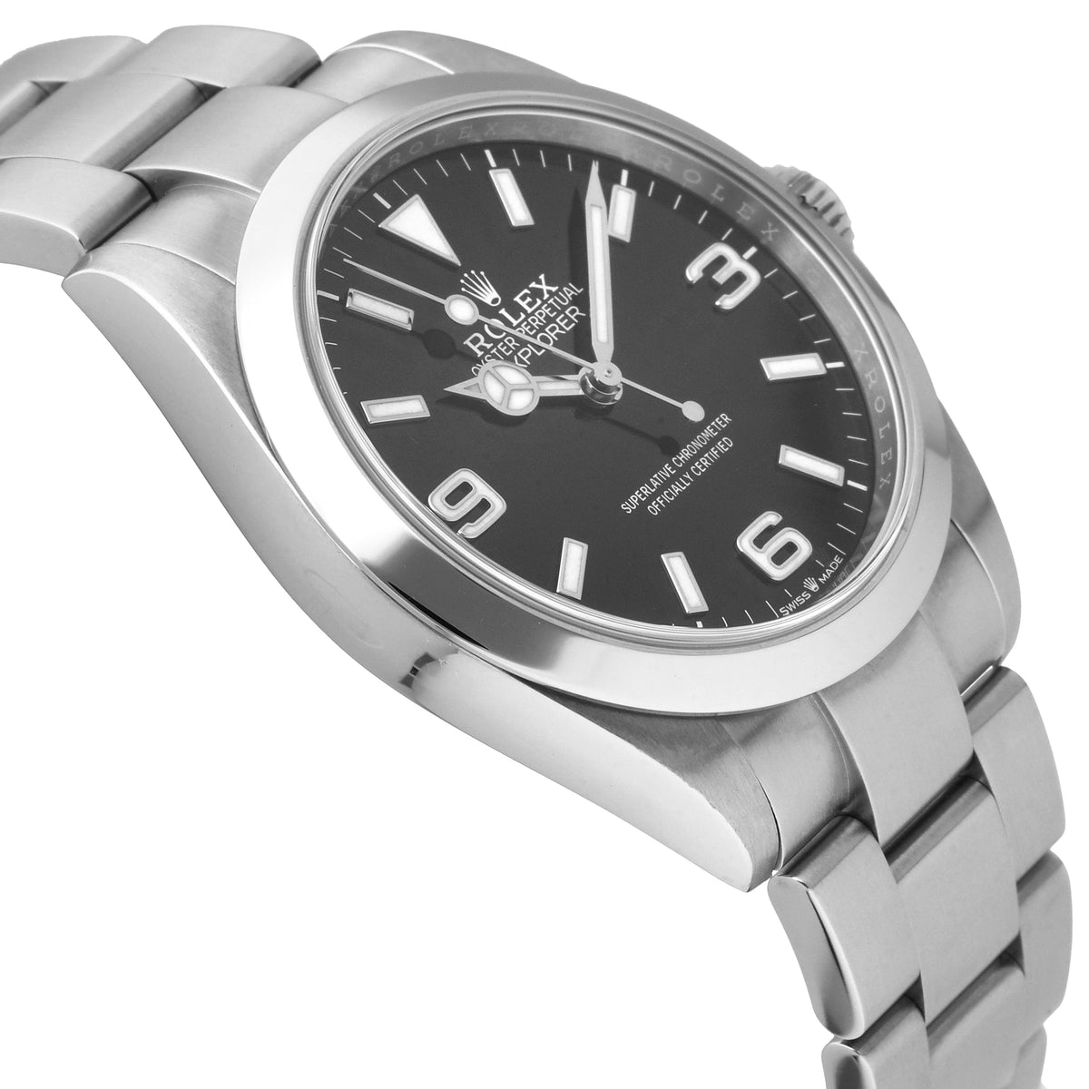 Rolex Explorer 2024 Stainless Steel Black Dial 40mm Automatic Men's Watch 224270