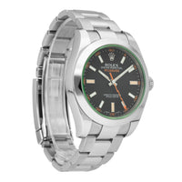 Rolex Milgauss Stainless Steel 40mm Black Dial Automatic Men's Watch 116400GV