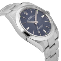 Rolex Oyster Perpetual Blue Dial 39mm Automatic Men's Watch 114300