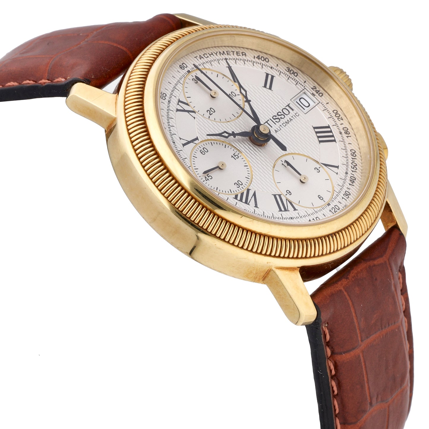 Tissot Bridgeport Chronograph 18k Yellow Gold Automatic Men's Watch T71.3.435.33