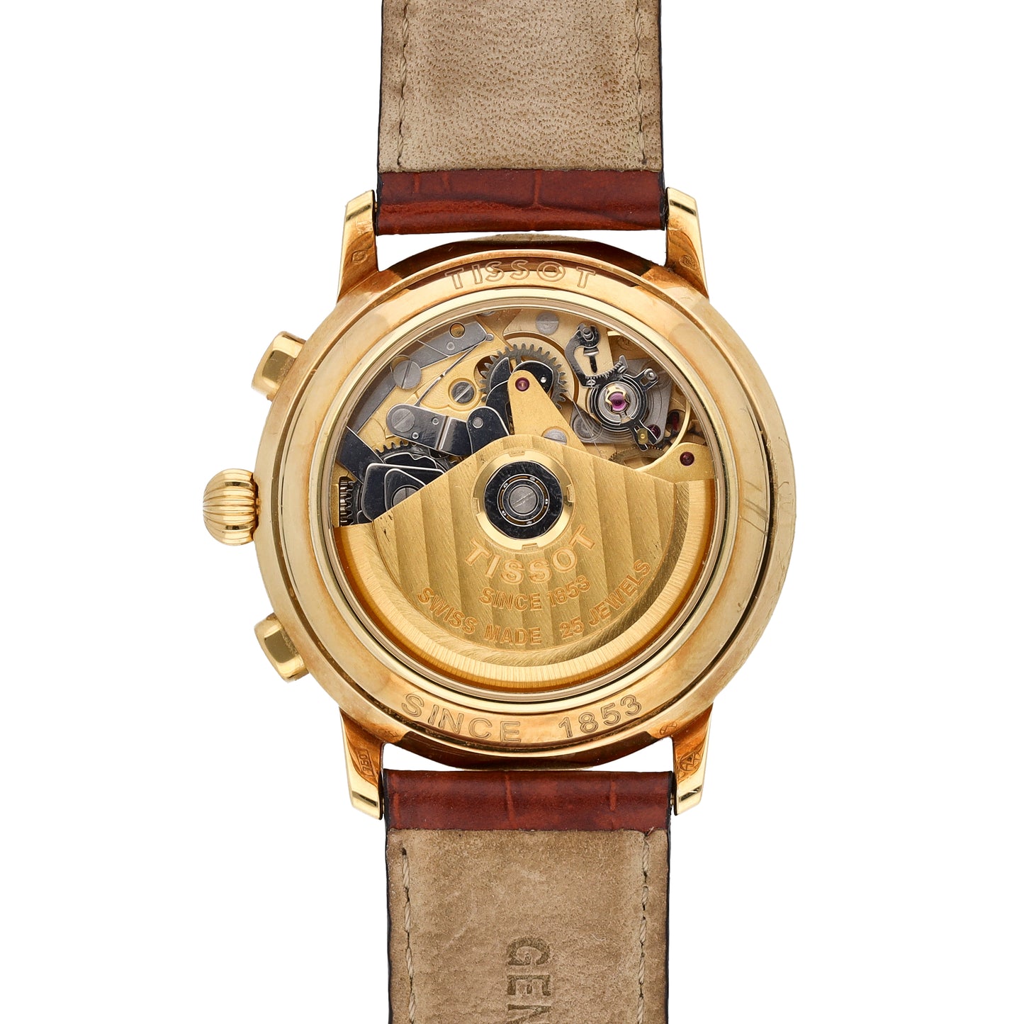 Tissot Bridgeport Chronograph 18k Yellow Gold Automatic Men's Watch T71.3.435.33