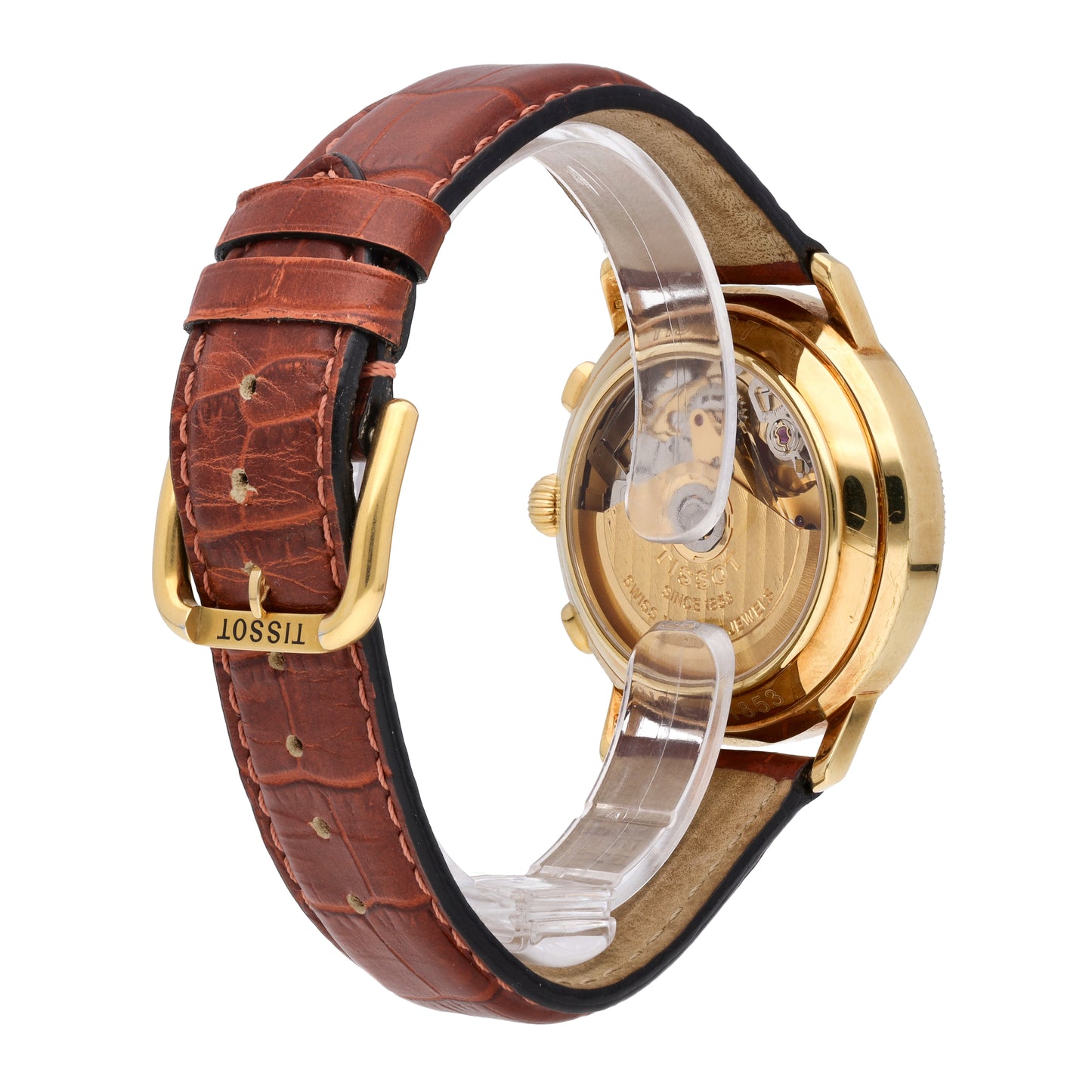Tissot Bridgeport Chronograph 18k Yellow Gold Automatic Men's Watch T71.3.435.33