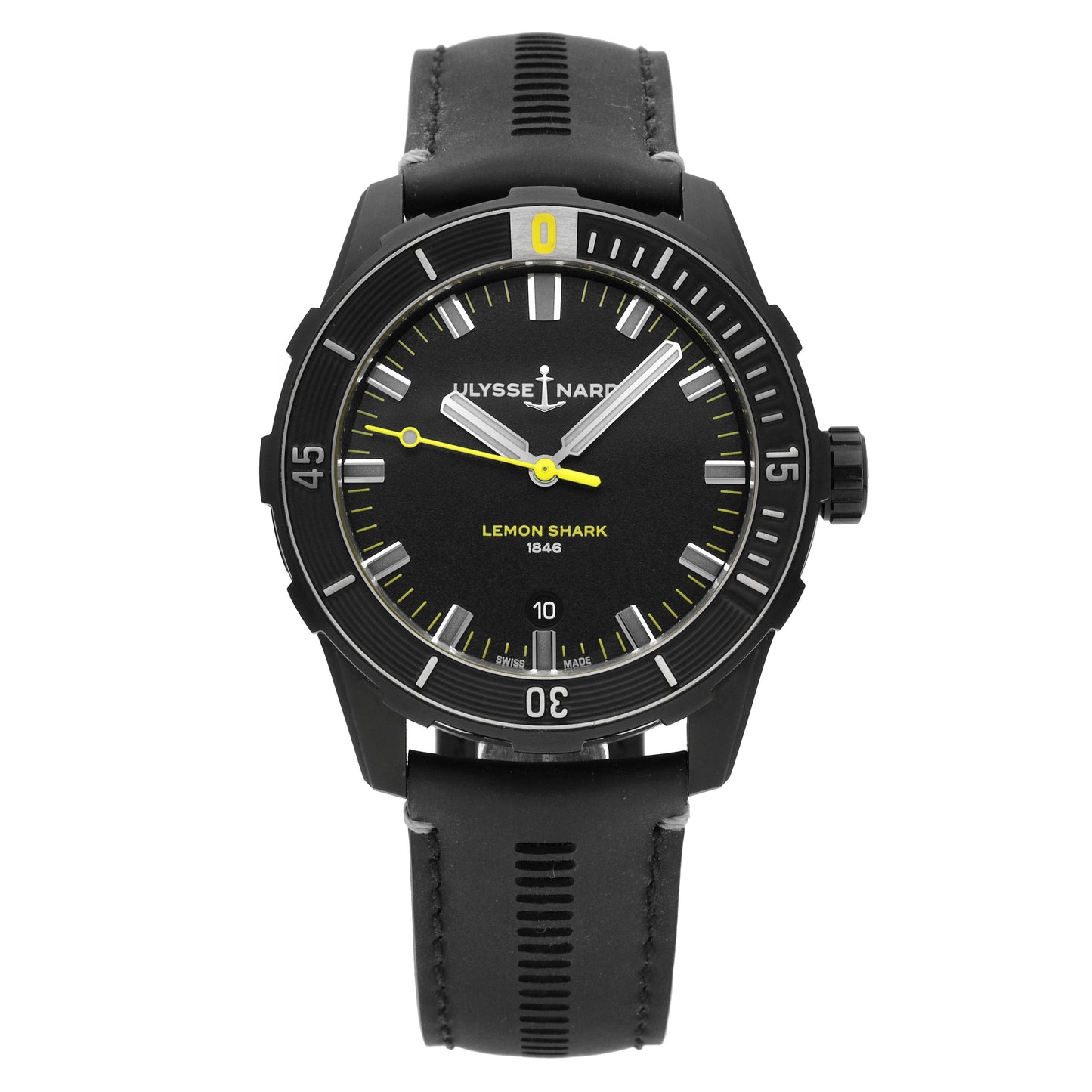Ulysse Nardin Diver Lemon Shark LE Automatic Men's Watch 8163-175/92-LEMONSHARK