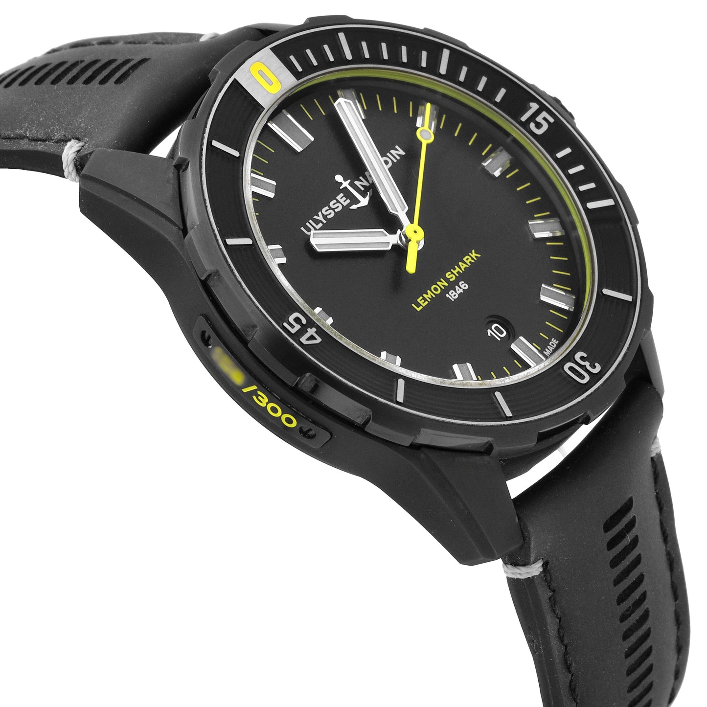 Ulysse Nardin Diver Lemon Shark LE Automatic Men's Watch 8163-175/92-LEMONSHARK