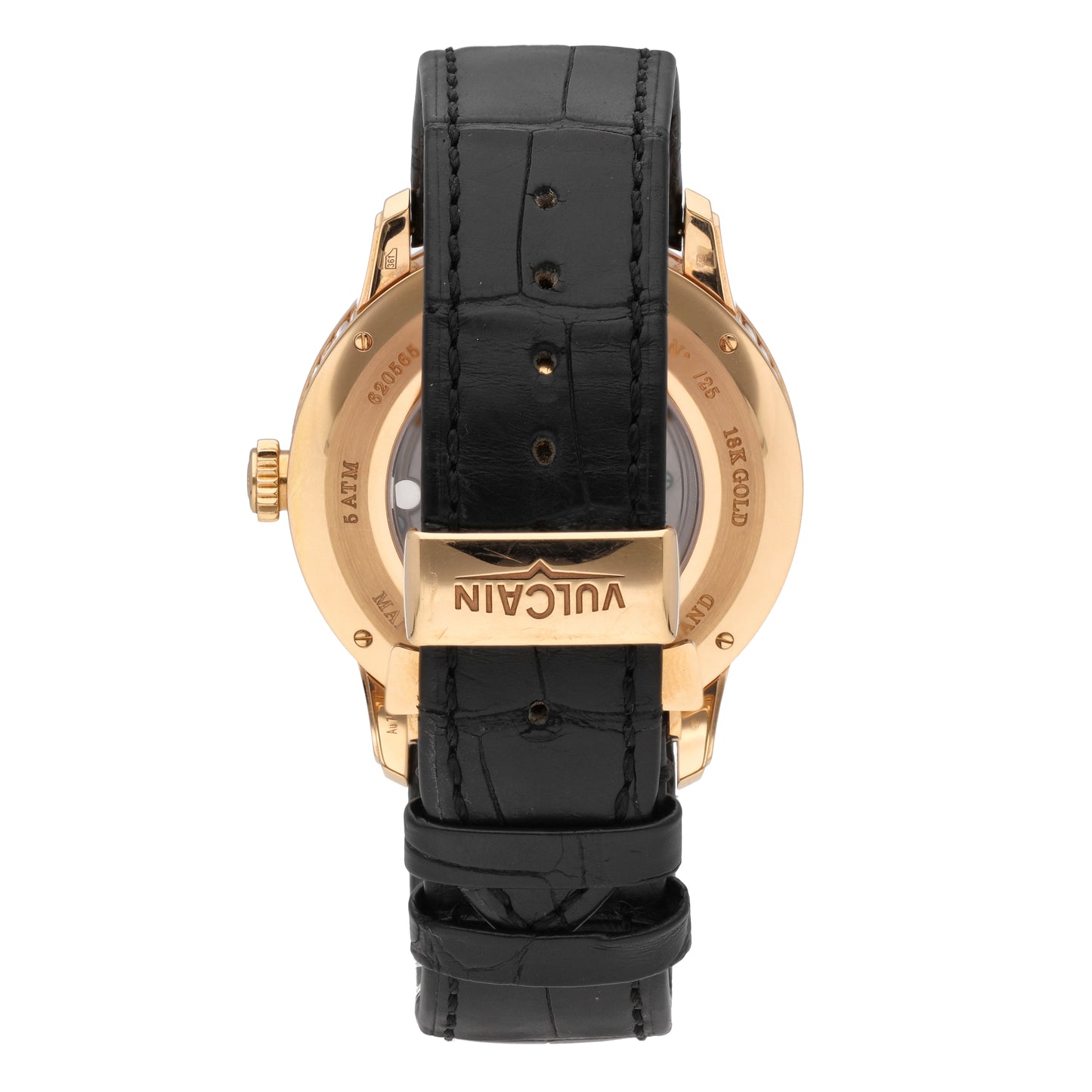 Vulcain Tourbillon LE 18k Rose Gold 42mm Manual-Wind Men Watch 620565Q18.BGK101