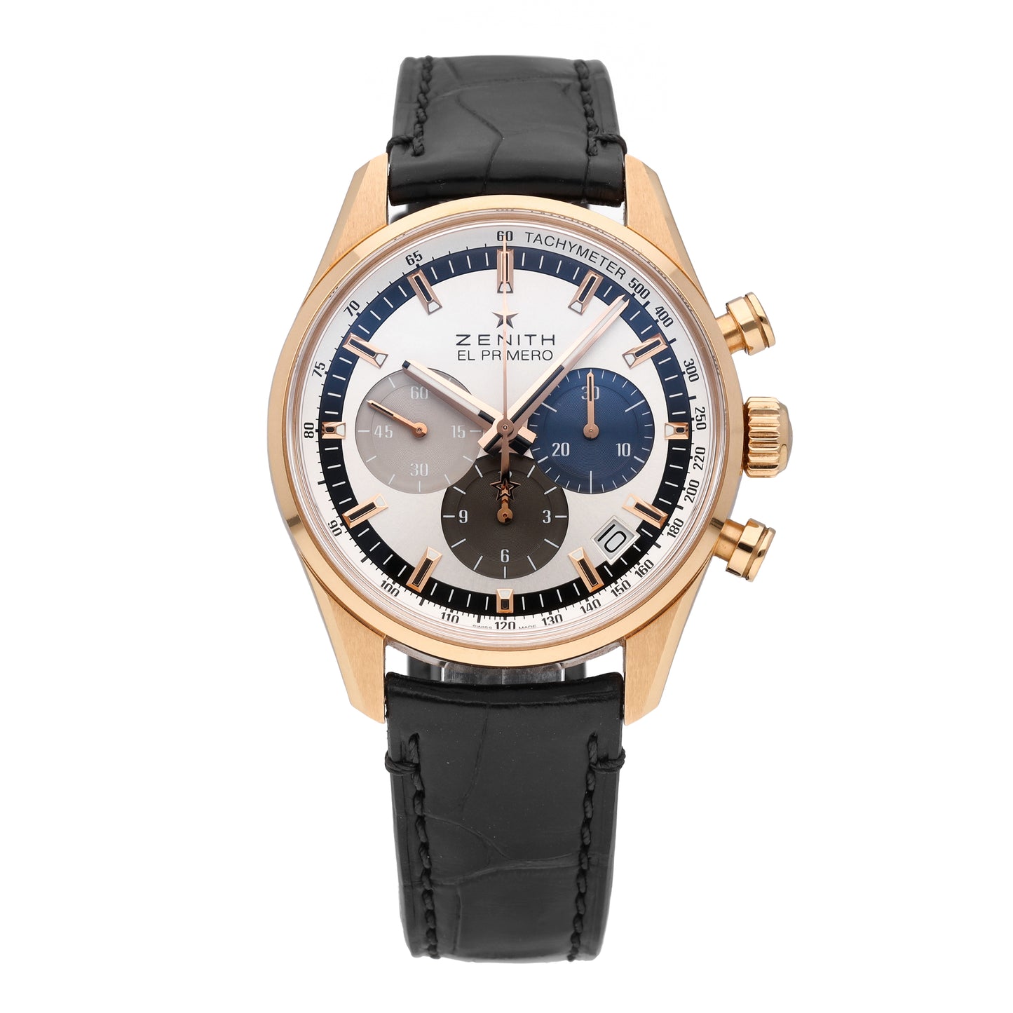 Zenith El Primero 18k Rose Gold 38mm Automatic Men's Watch 18.2150.400