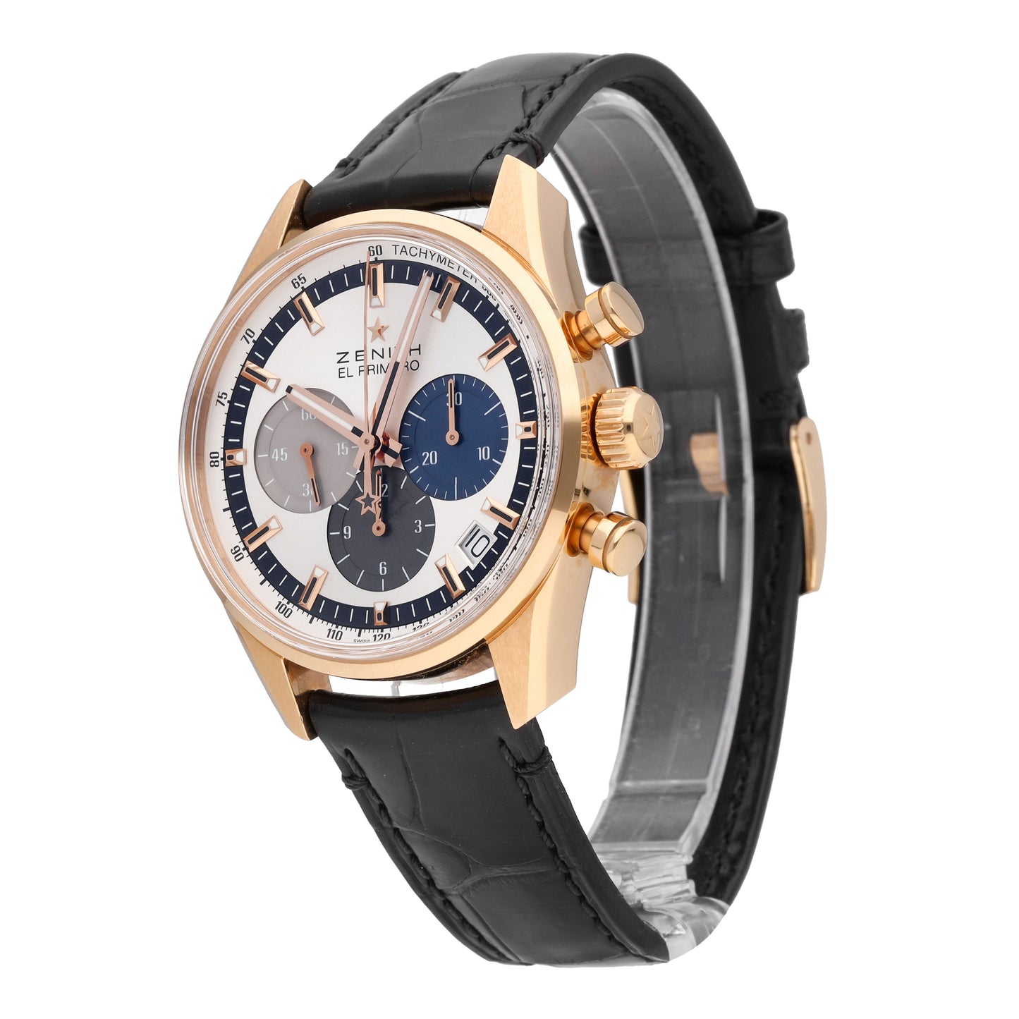Zenith El Primero 18k Rose Gold 38mm Automatic Men's Watch 18.2150.400