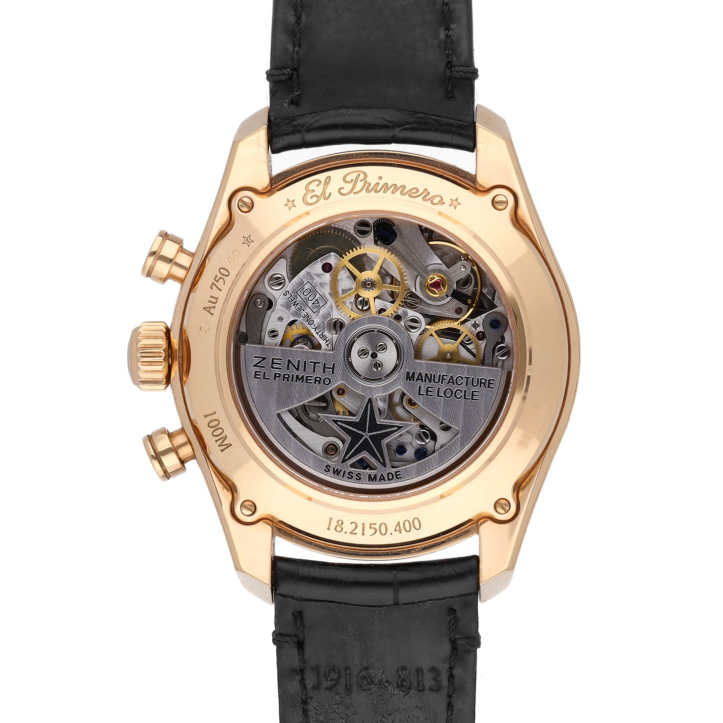 Zenith El Primero 18k Rose Gold 38mm Automatic Men's Watch 18.2150.400