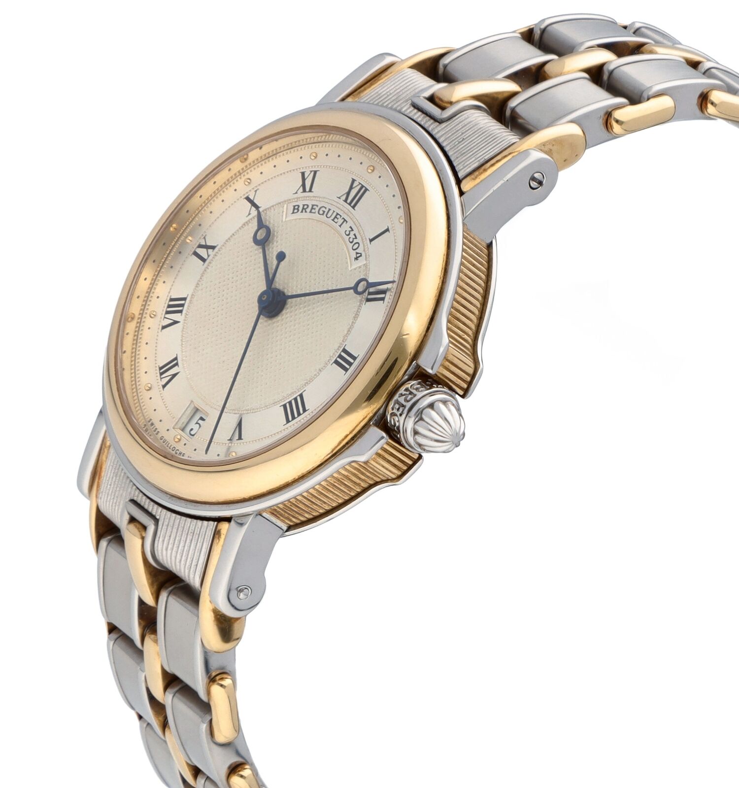 Breguet Marine 18K Yellow Gold Stainless Steel Automatic 32mm