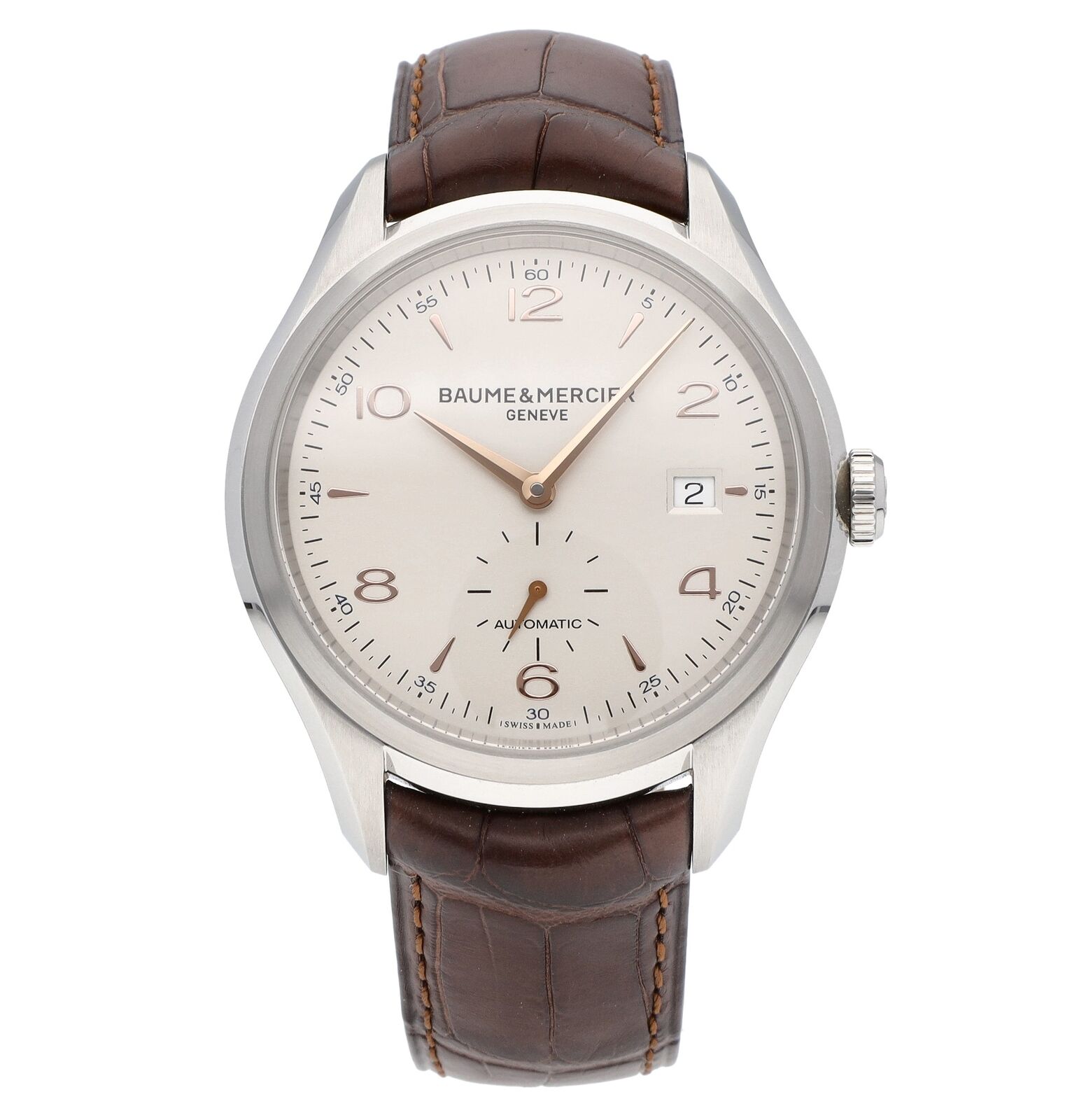 Baume Mercier Clifton Silver Dial 41mm Automatic Men s Watch