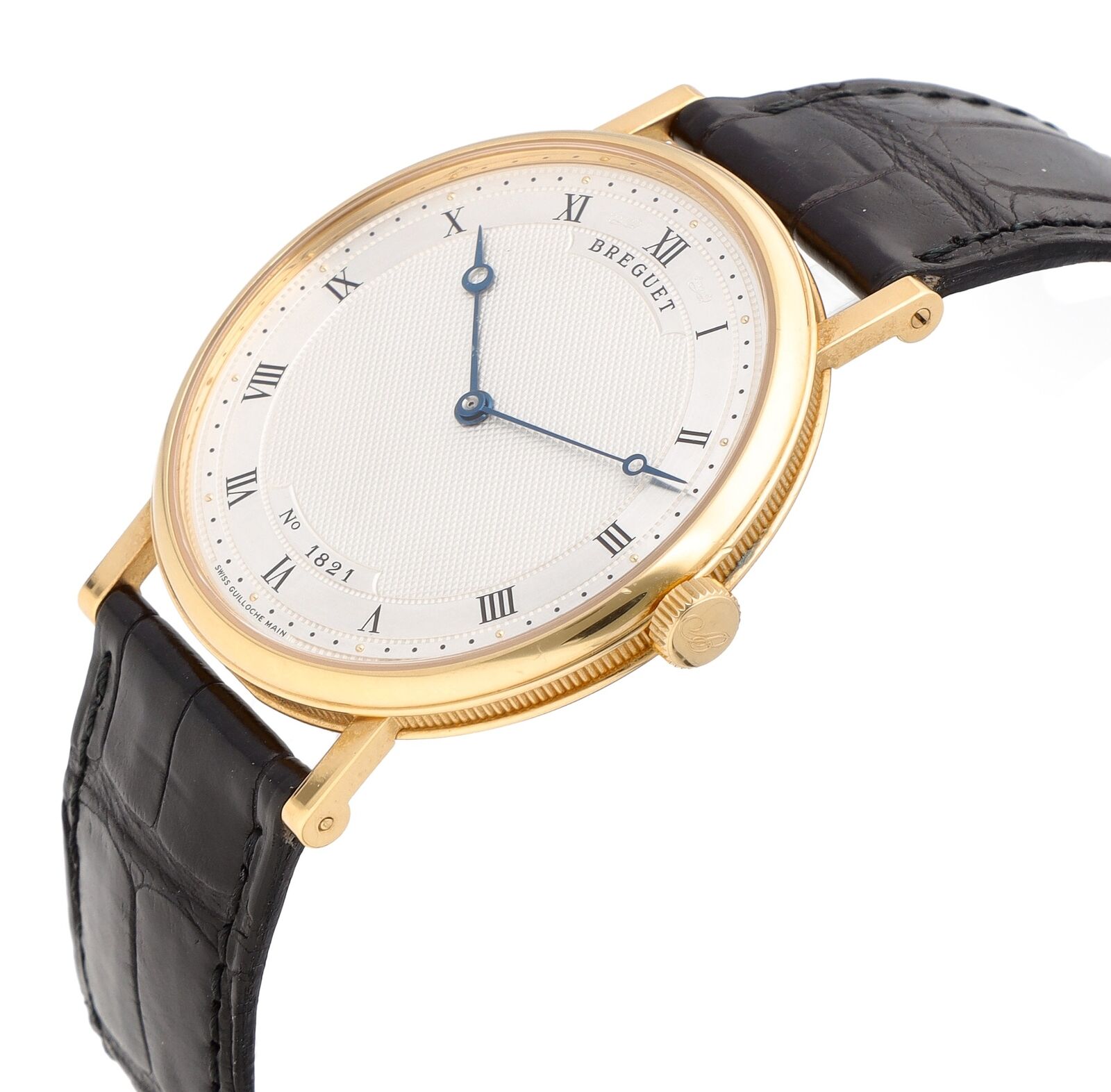 Breguet Classique Ultra Slim 38mm 18k Yellow Gold Auto Men s Watch