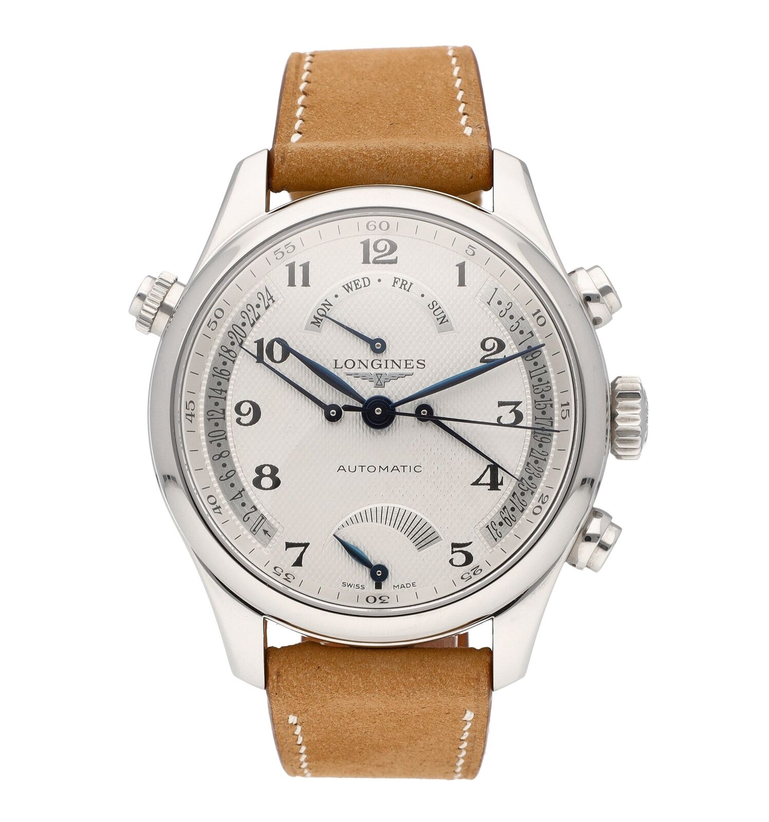 Longines Master Retrograde Power Reserve 41mm Automatic Mens Watch