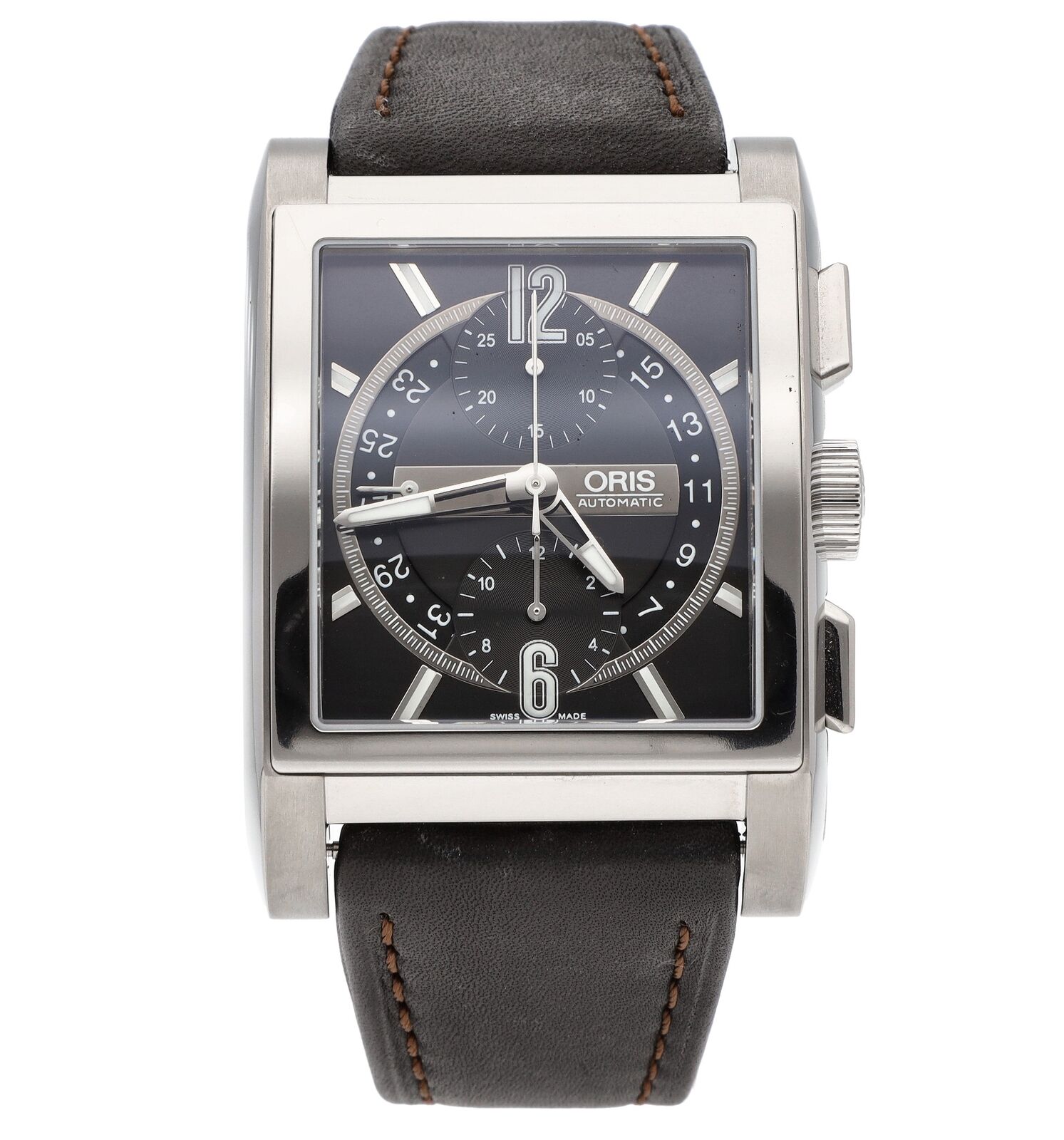 Titan chronograph outlet leather belt watches