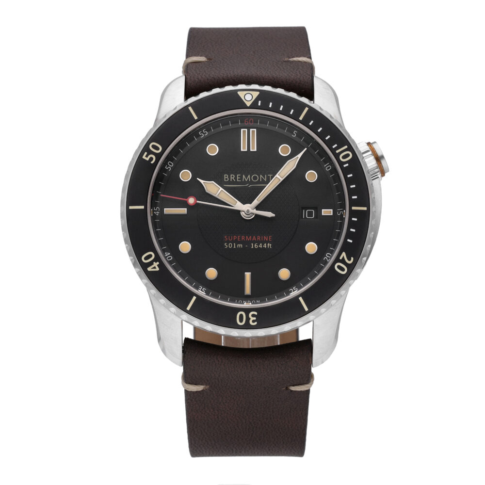 Bremont Supermarine S500 Black Dial 43mm Automatic Men's Watch S501-BK-R-S