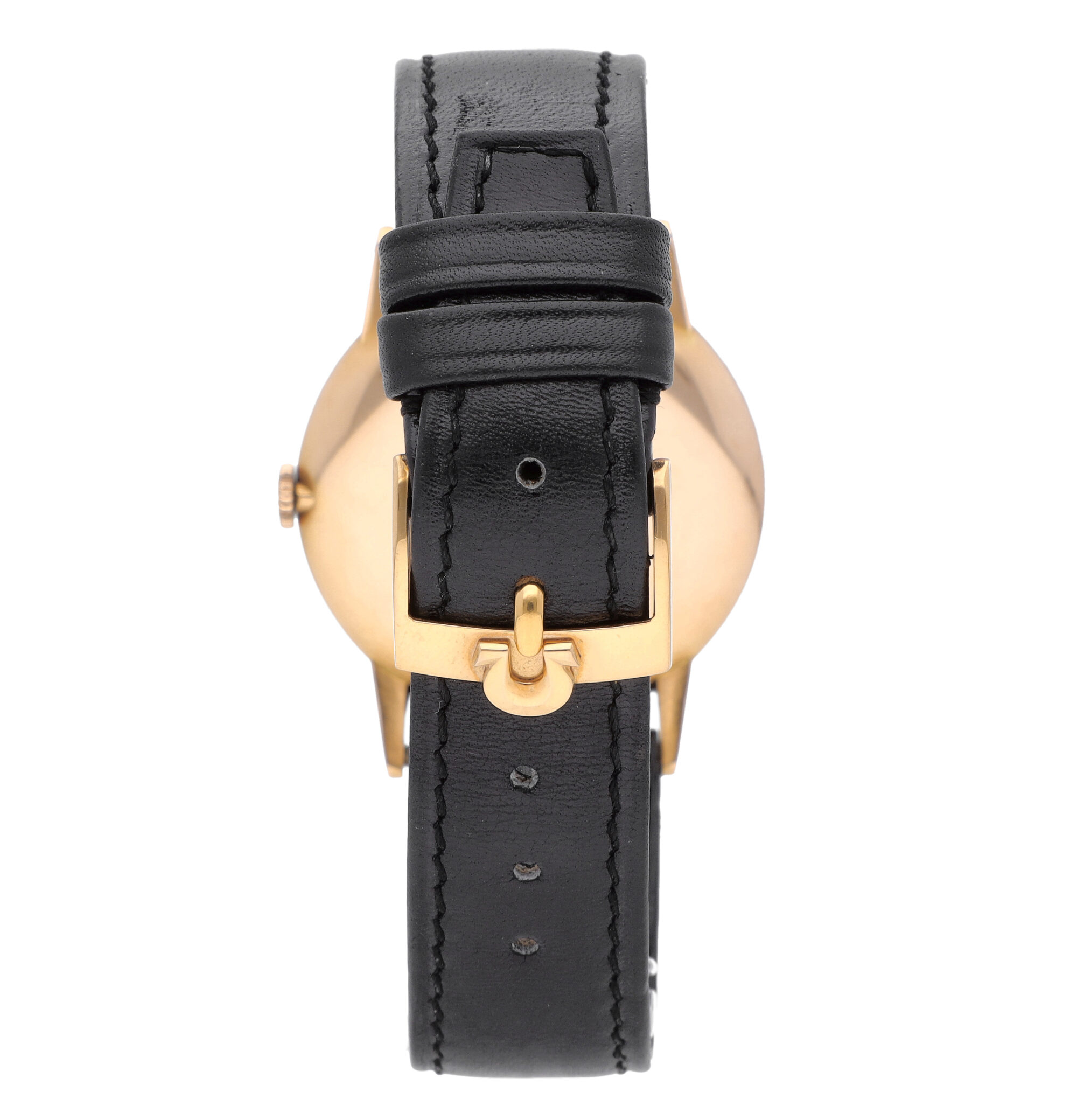 Omega 18k Rose Gold Manual-Wind 35mm Vintage Men's Watch | The Watch Outlet