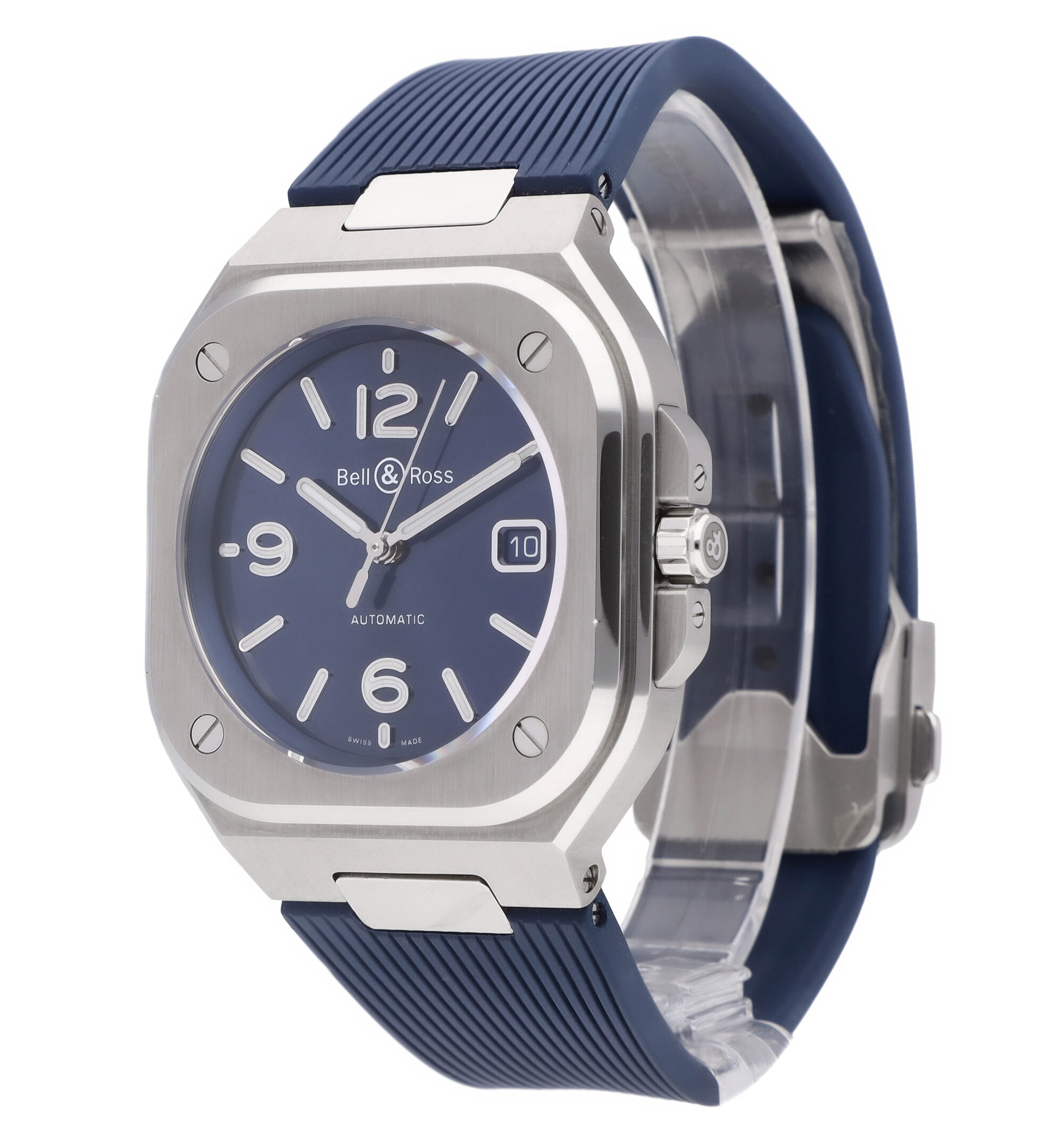 Bell Ross BR 05 Blue Dial 40mm Automatic Mens Watch BR05A BLU ST