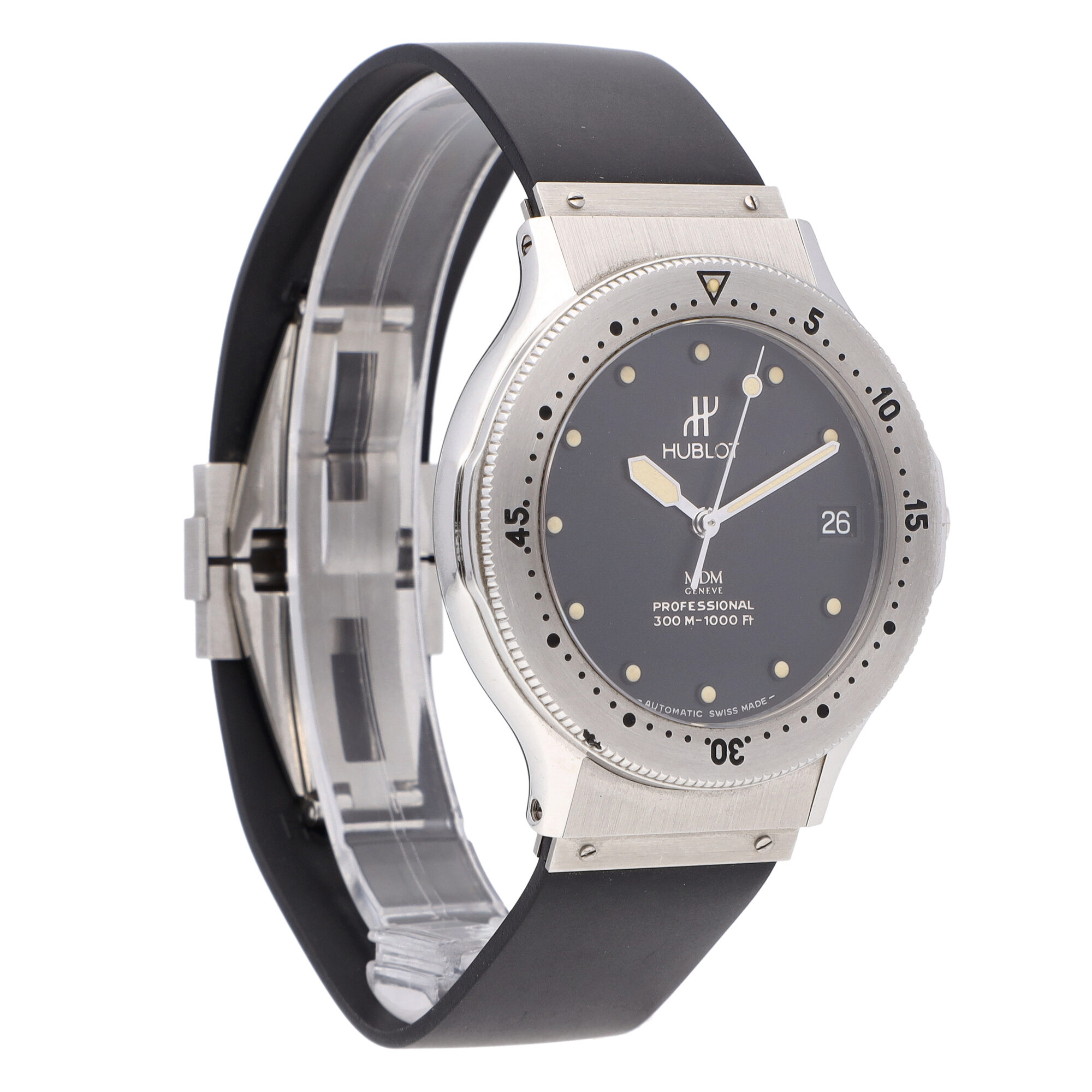 Hublot Classic Diver Stainless Steel 36mm Automatic Men's Watch 1550.127.1  | The Watch Outlet