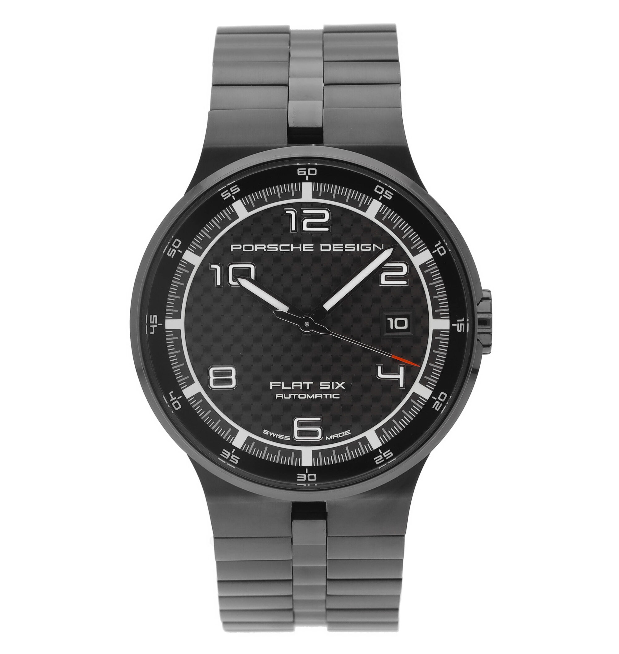 Porsche Design P6350 Flat Six 44mm Automatic Men s Watch P.635043040275 The Watch Outlet